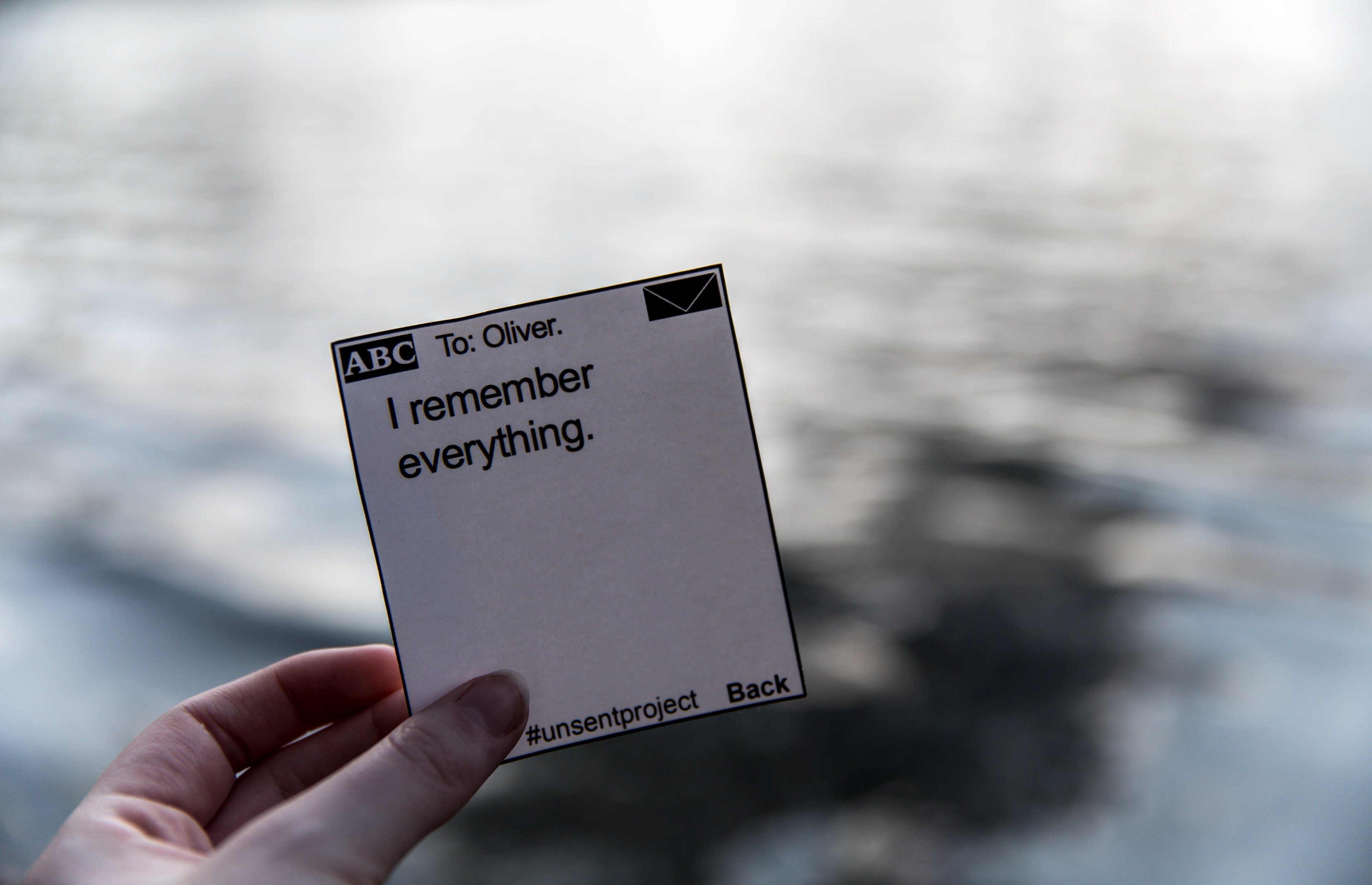 The Unsent Project Sticker