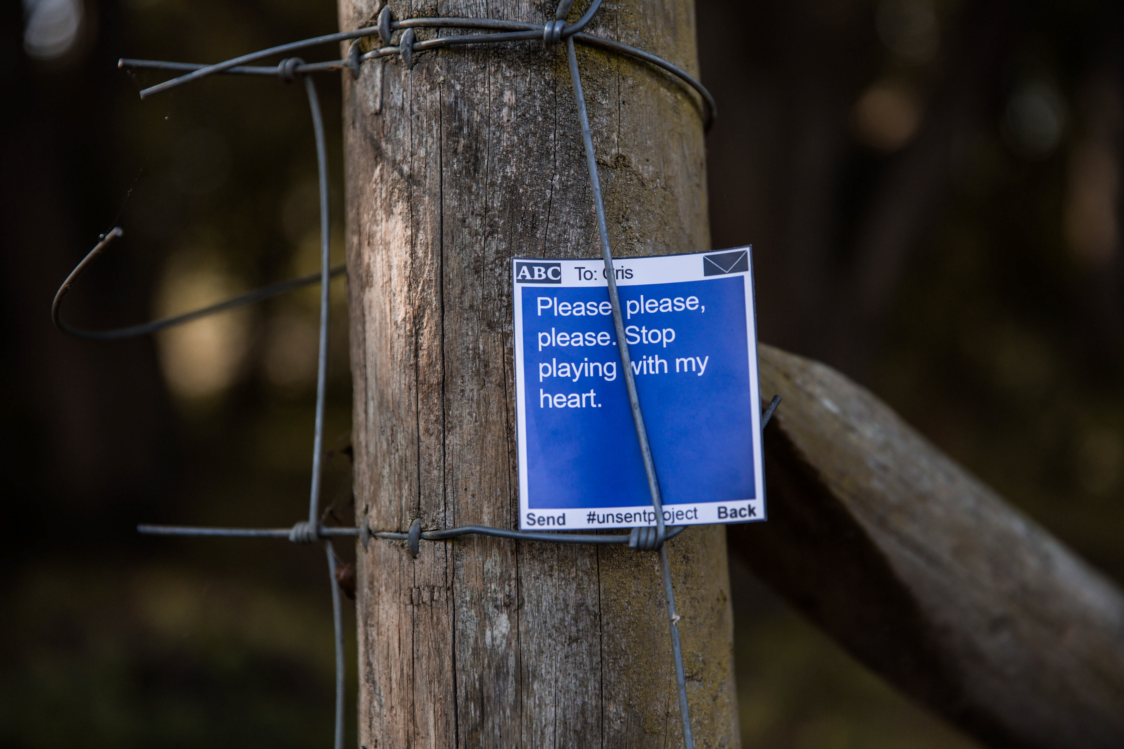 The Unsent Project Sticker