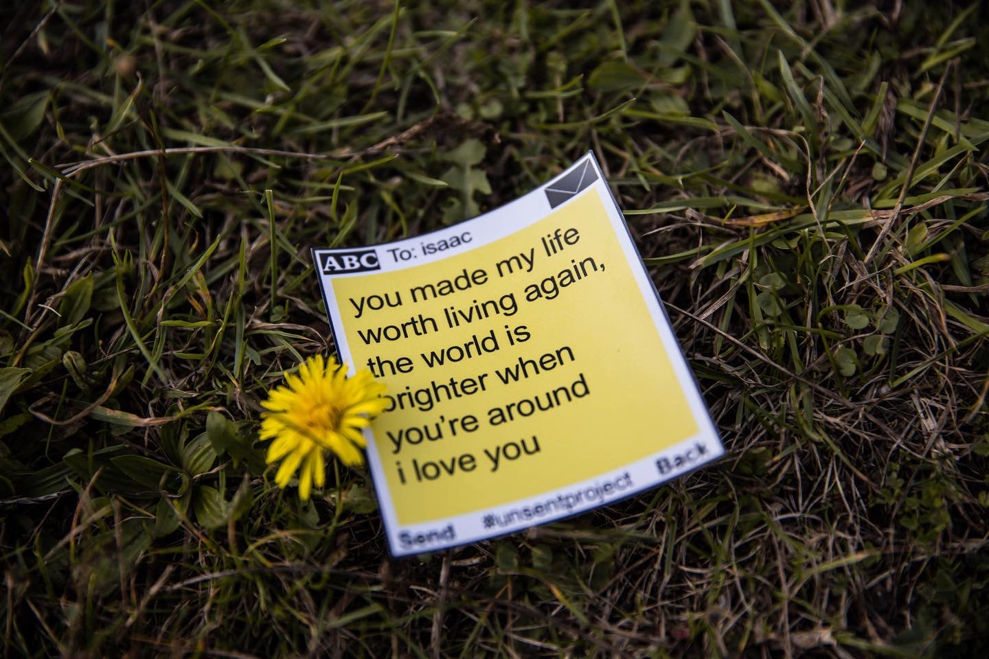 The Unsent Project Sticker