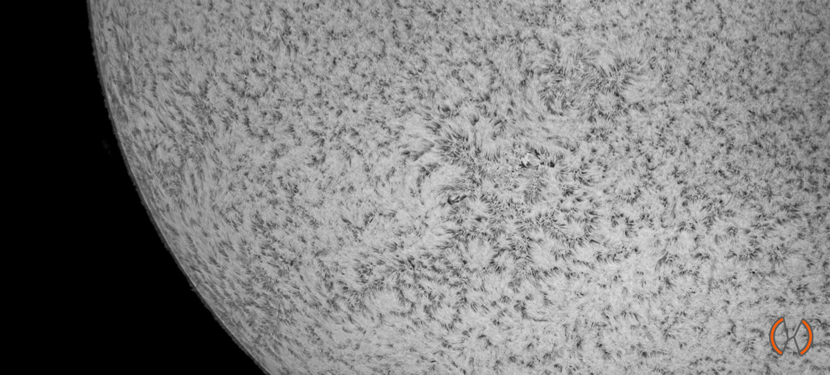 2022 - De Zon in Hydrogen Alpha licht