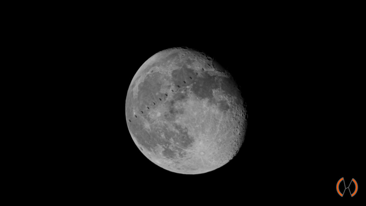 2026 - Combinatie van de ISS Maanovergang (25fps)