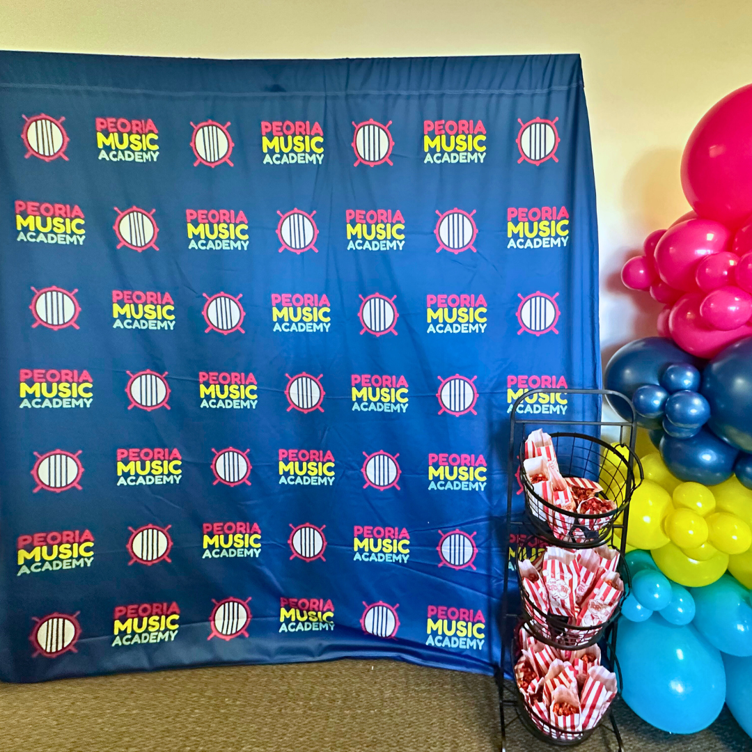 Large Step and Repeat Backdrop