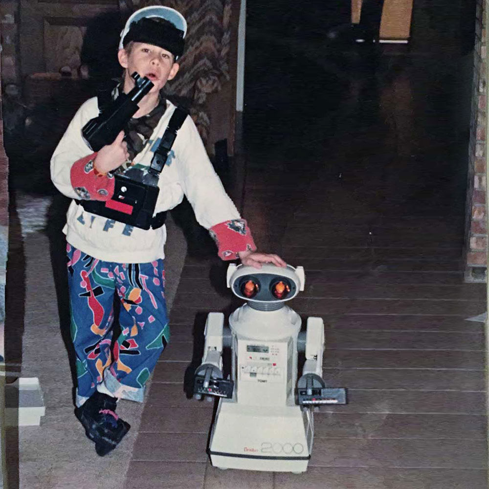 Robotics obsession started early for me. Along with conservative fashion.