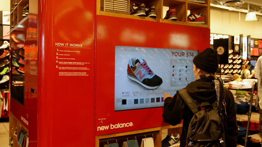 Touchscreen experience in use