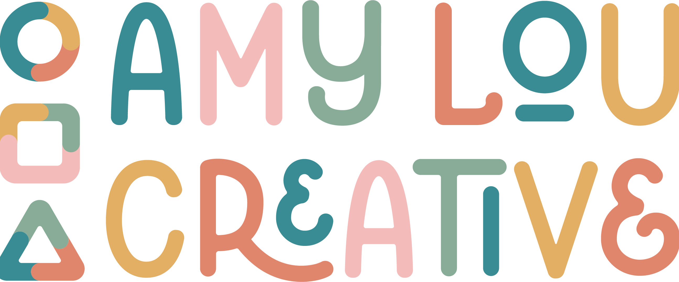 Amy Lou Creative Logo - It's colourful!