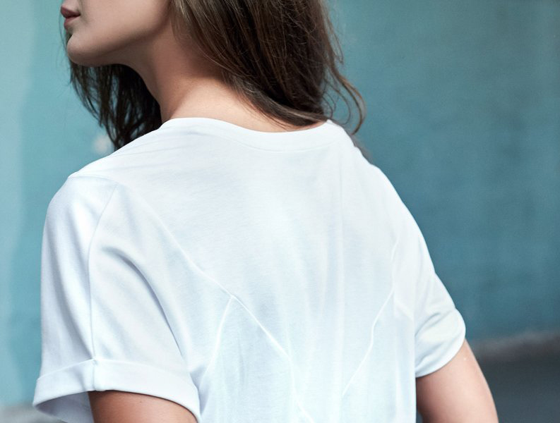 Back seaming detail on all Ideal tops