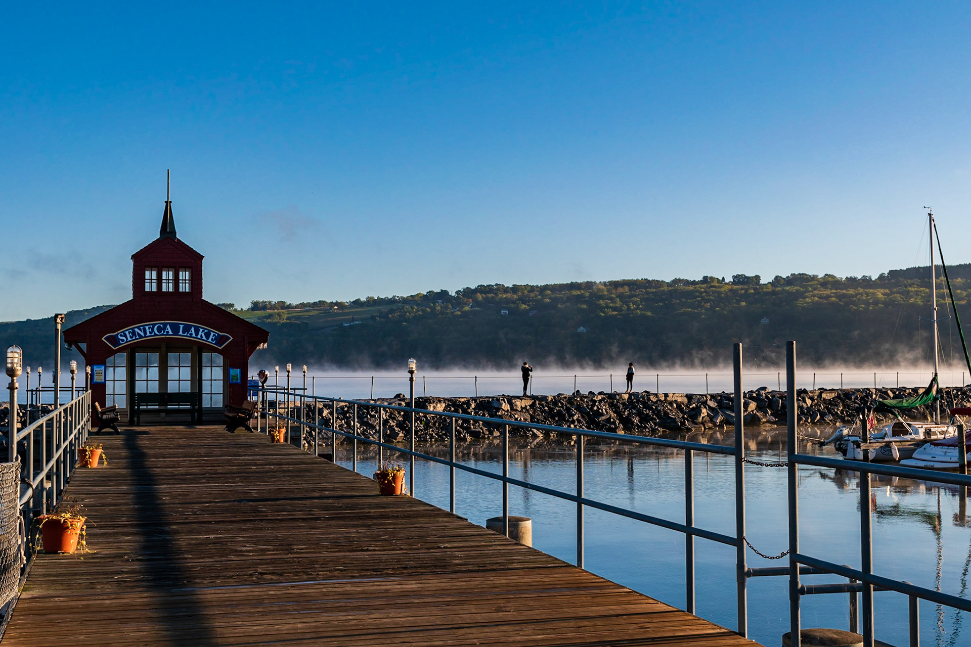 Cold Fall Morning on Seneca Lake