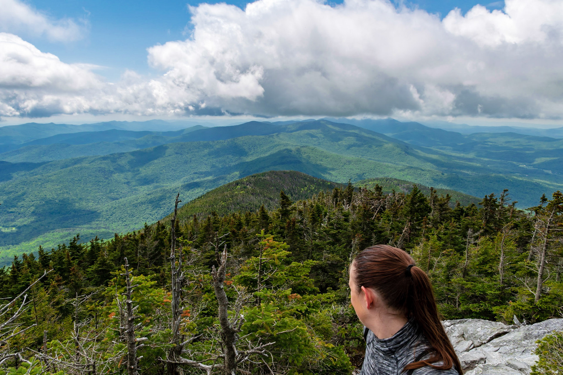Ascending Mt Abraham