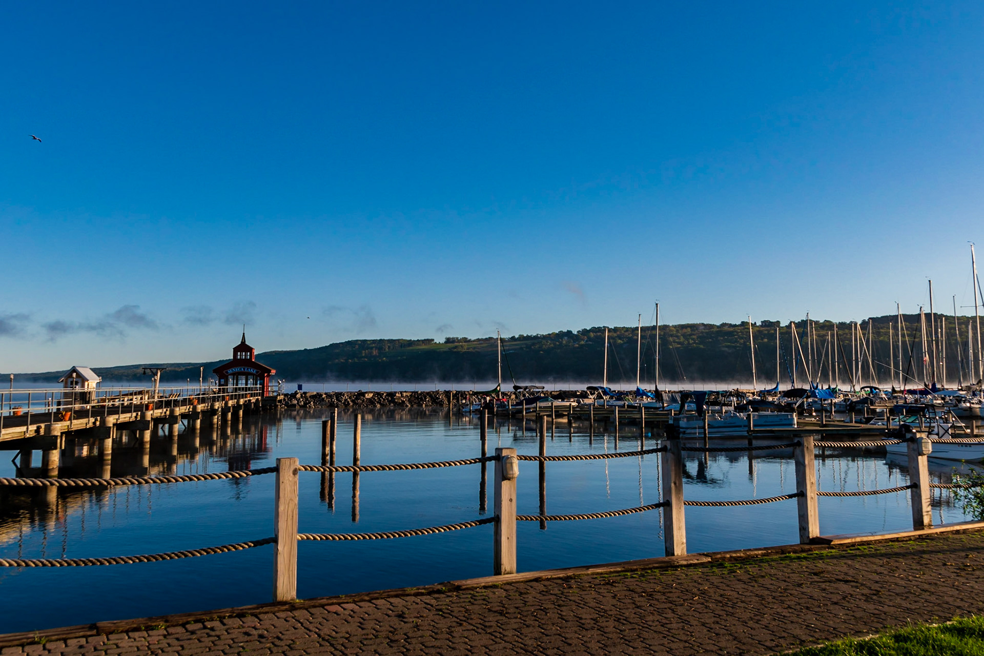 Cold Fall Morning on Seneca Lake
