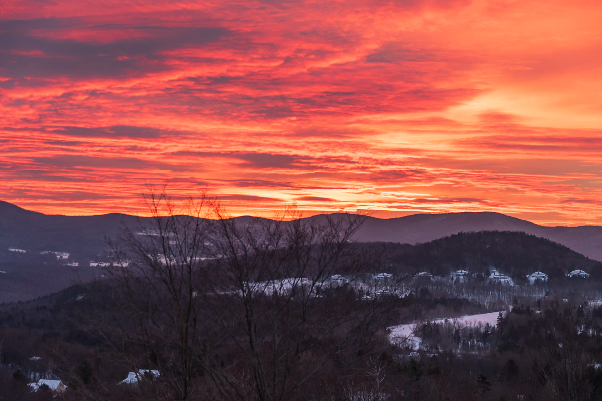 Mad River Valley Winter Sunrise