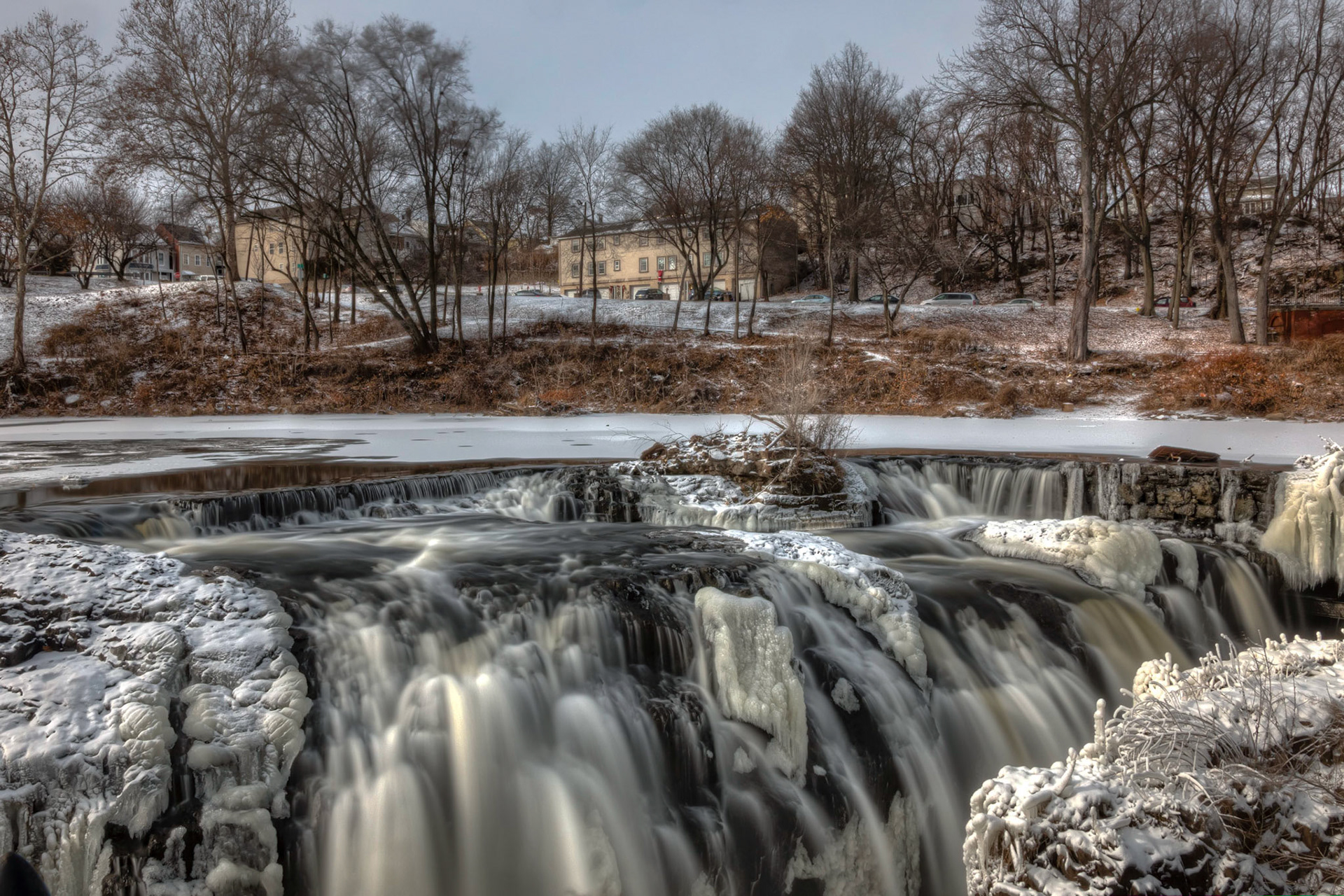 Paterson Great Falls HDR Long Exposure Winter