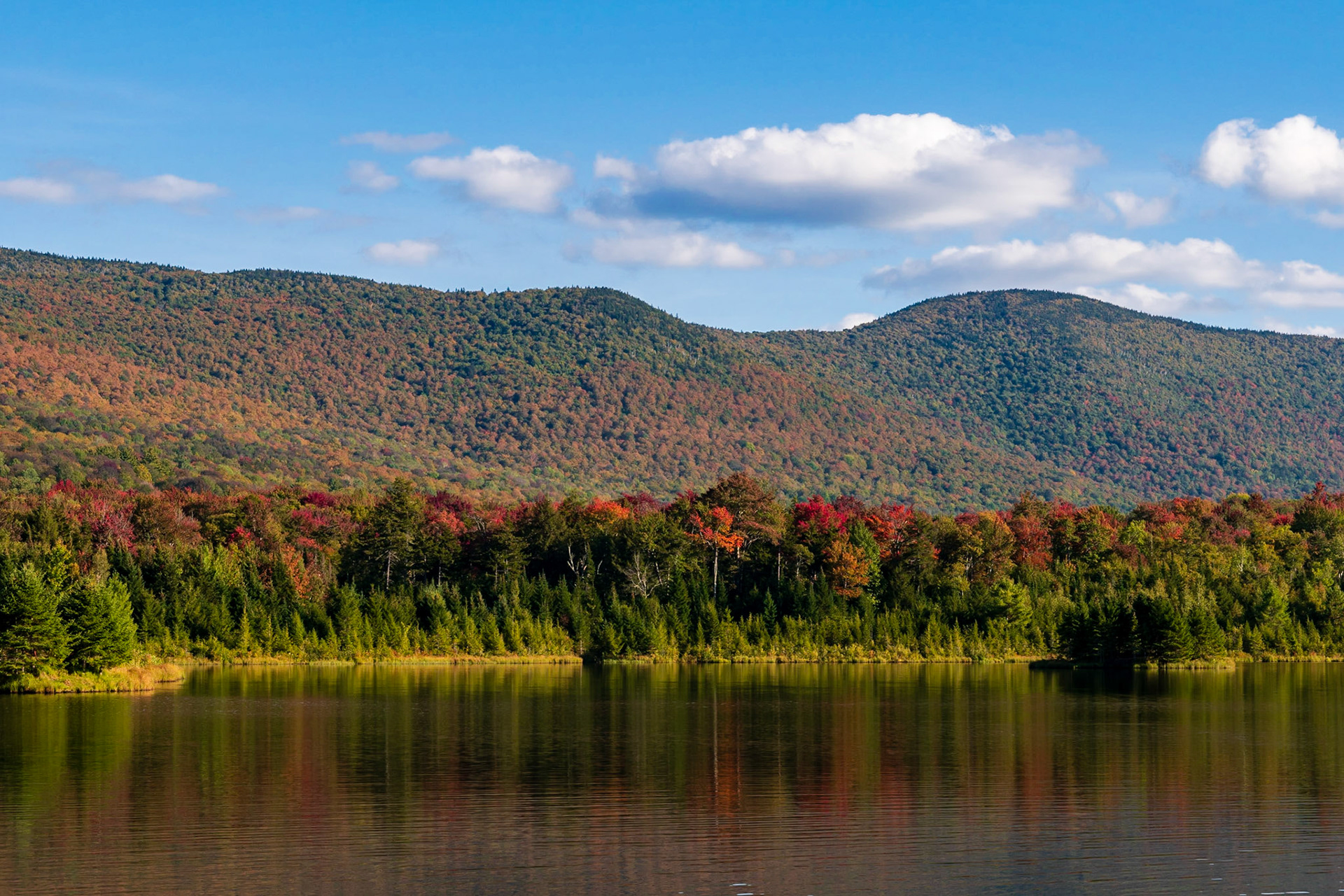 Blueberry Lake Fall Foliage