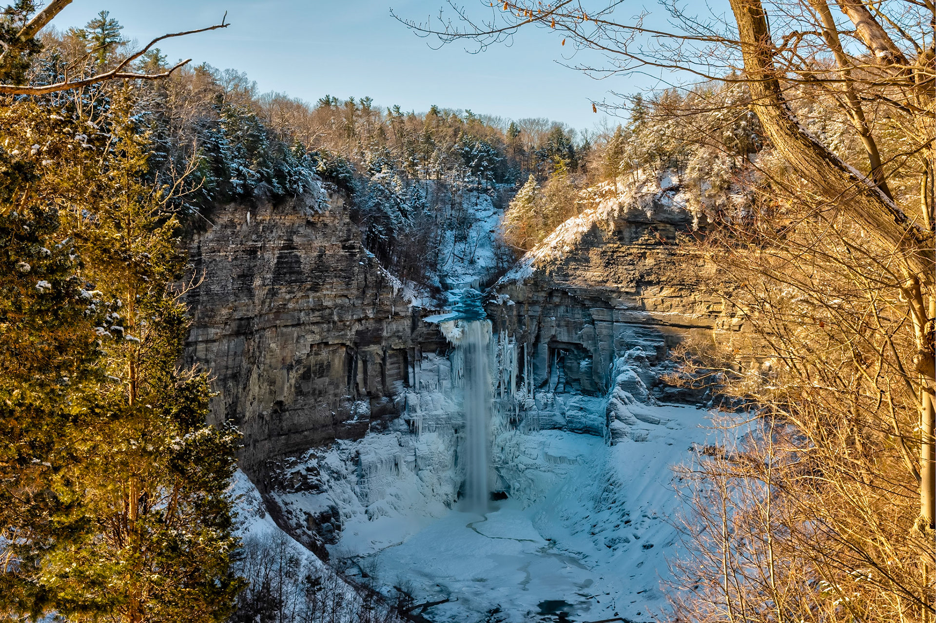 Taughannock Falls in the Winter