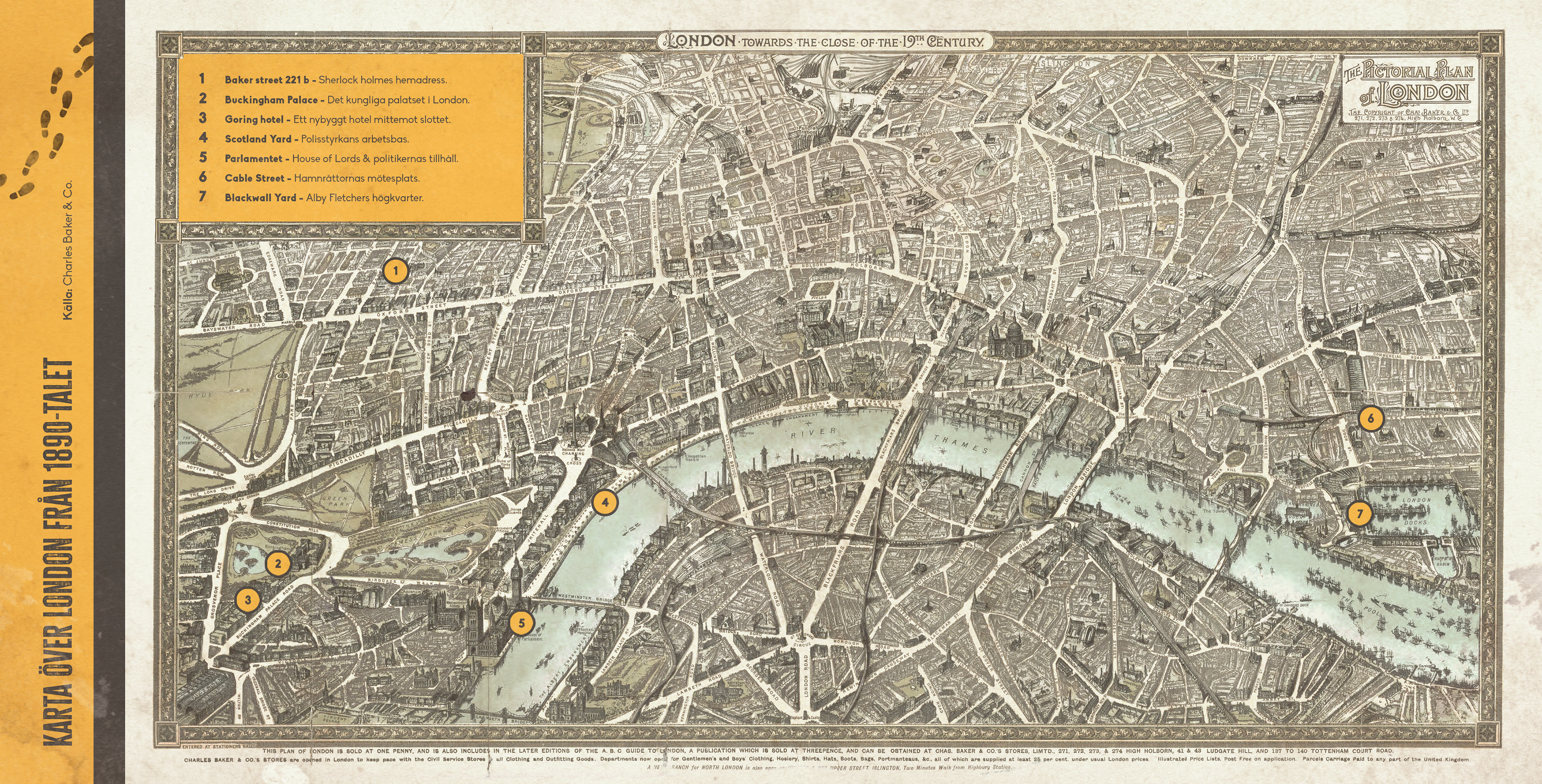 Mästerdetektiven Holmes Programblad Uppslag (2025)