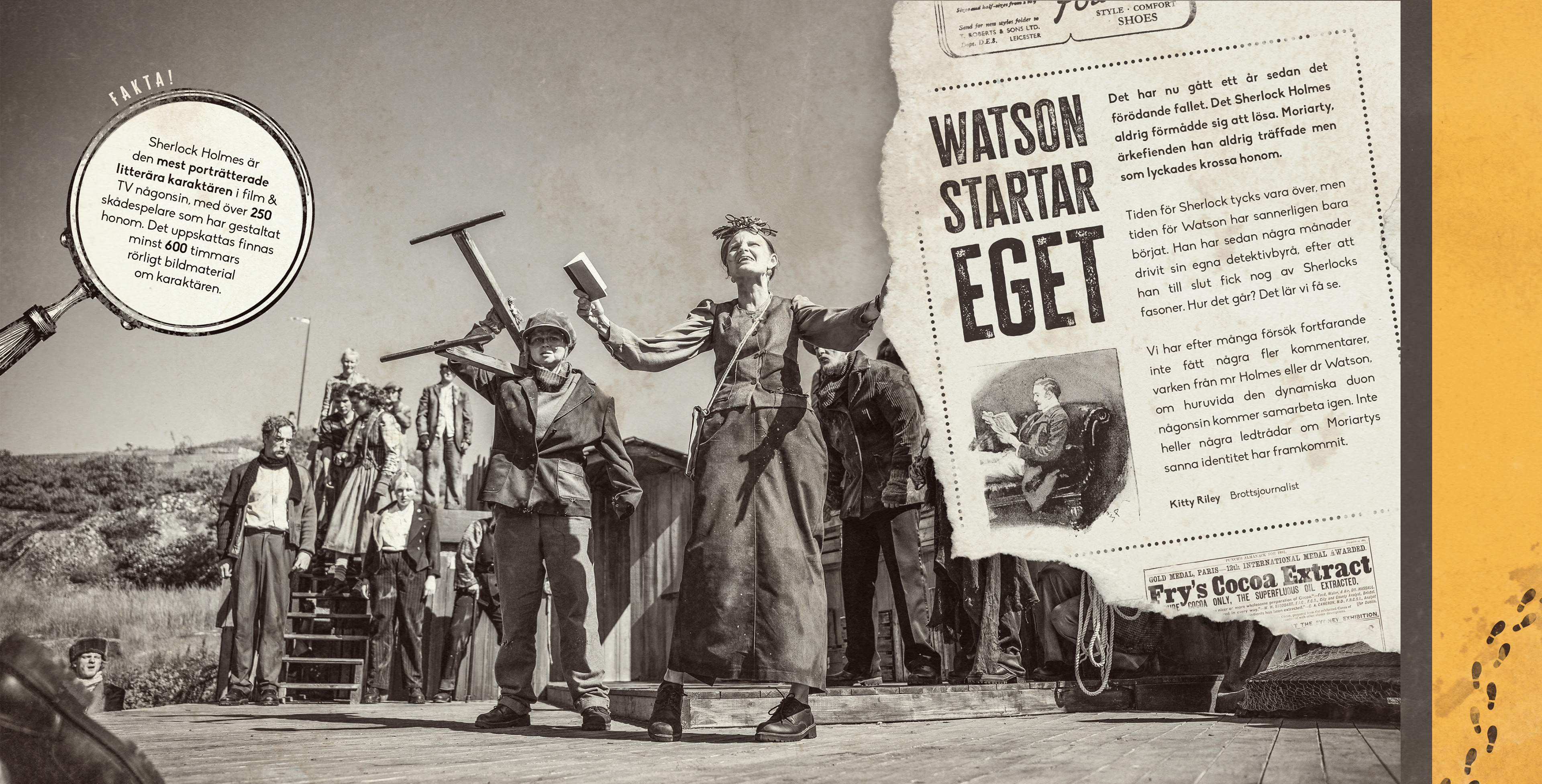 Mästerdetektiven Holmes Programblad Uppslag (2025)