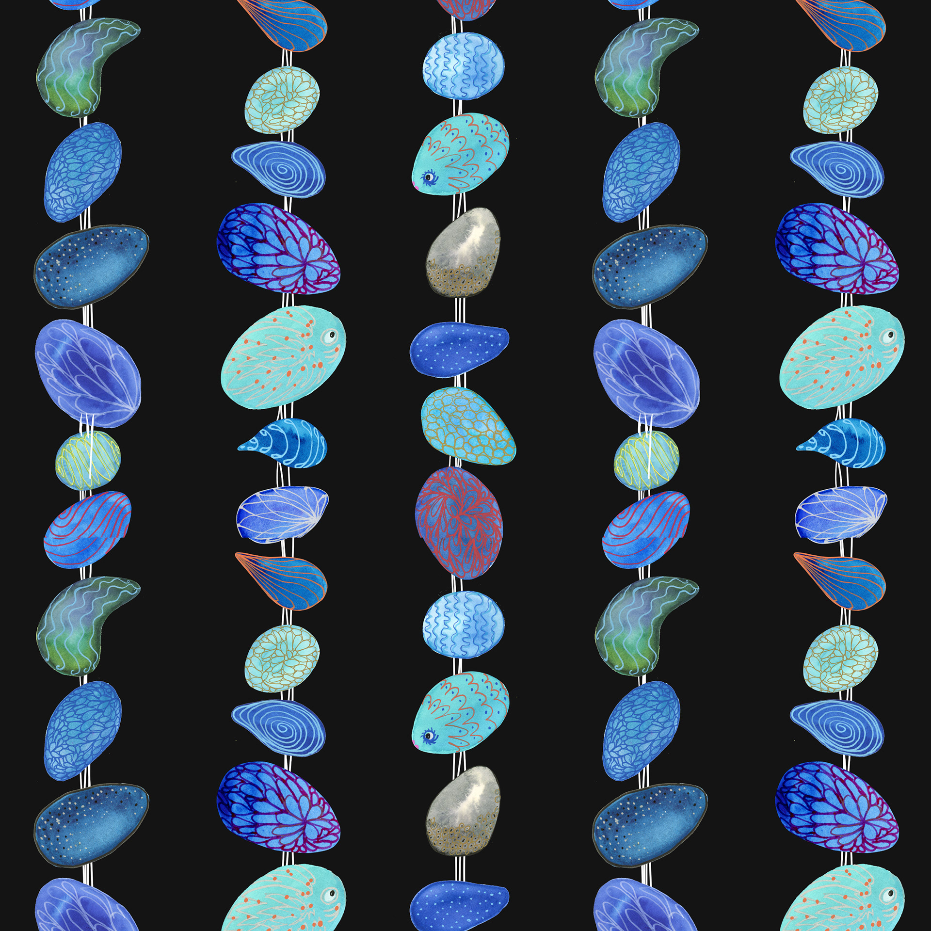 Rocks blue