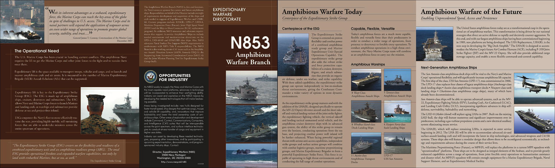 Pentagon Department Brochure