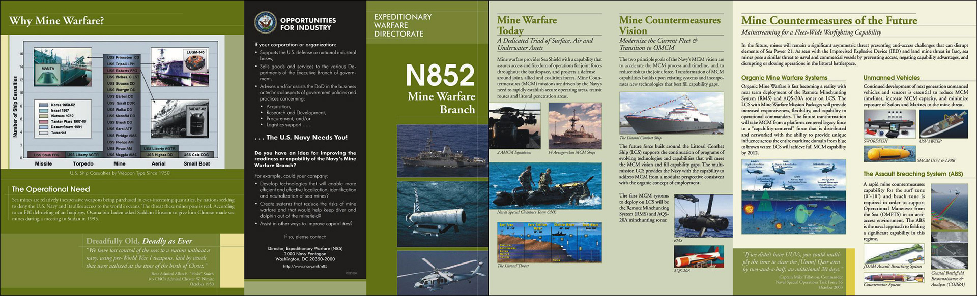 Pentagon Department Brochure