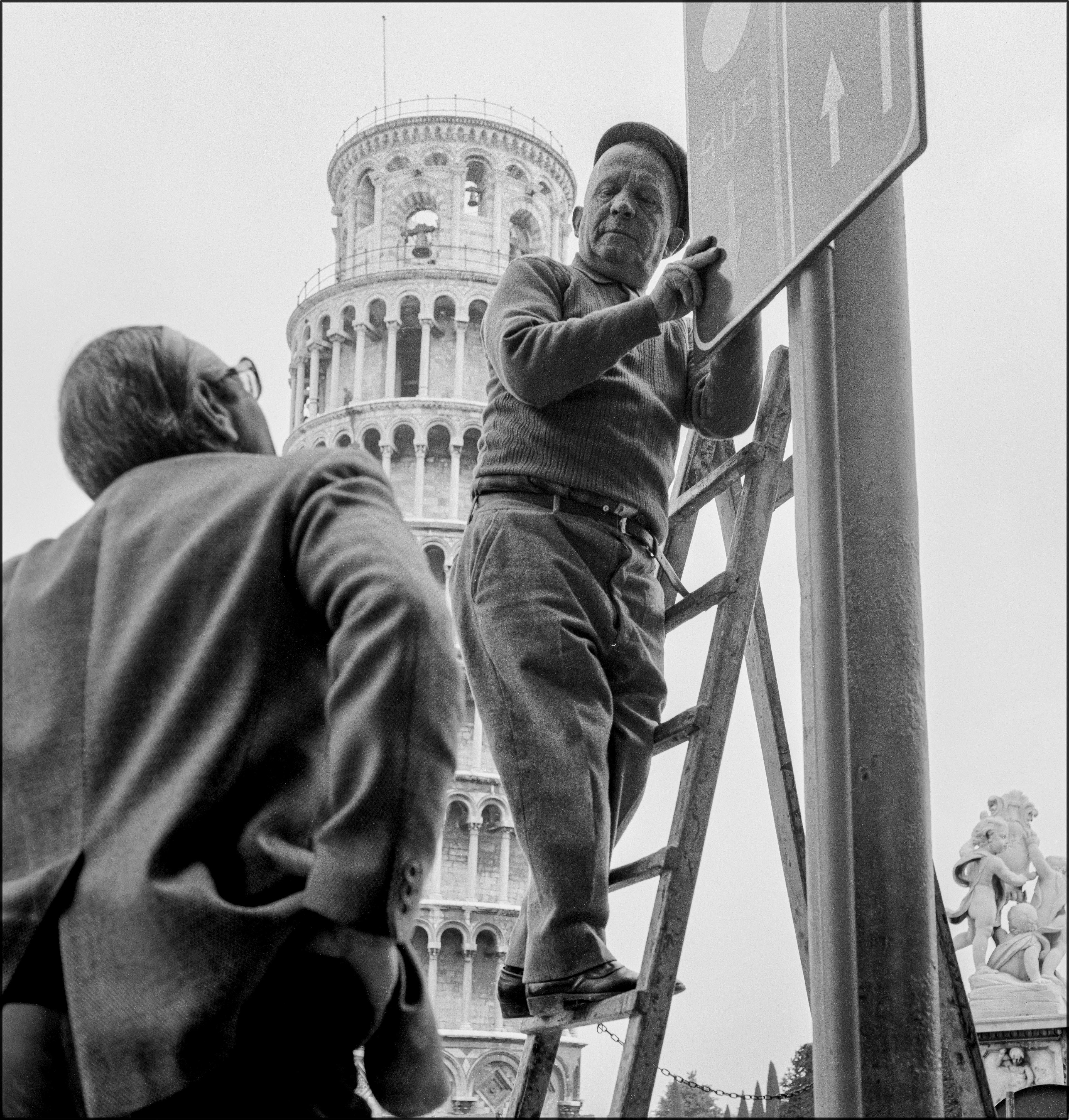 Is it straight now? Pisa. 1974