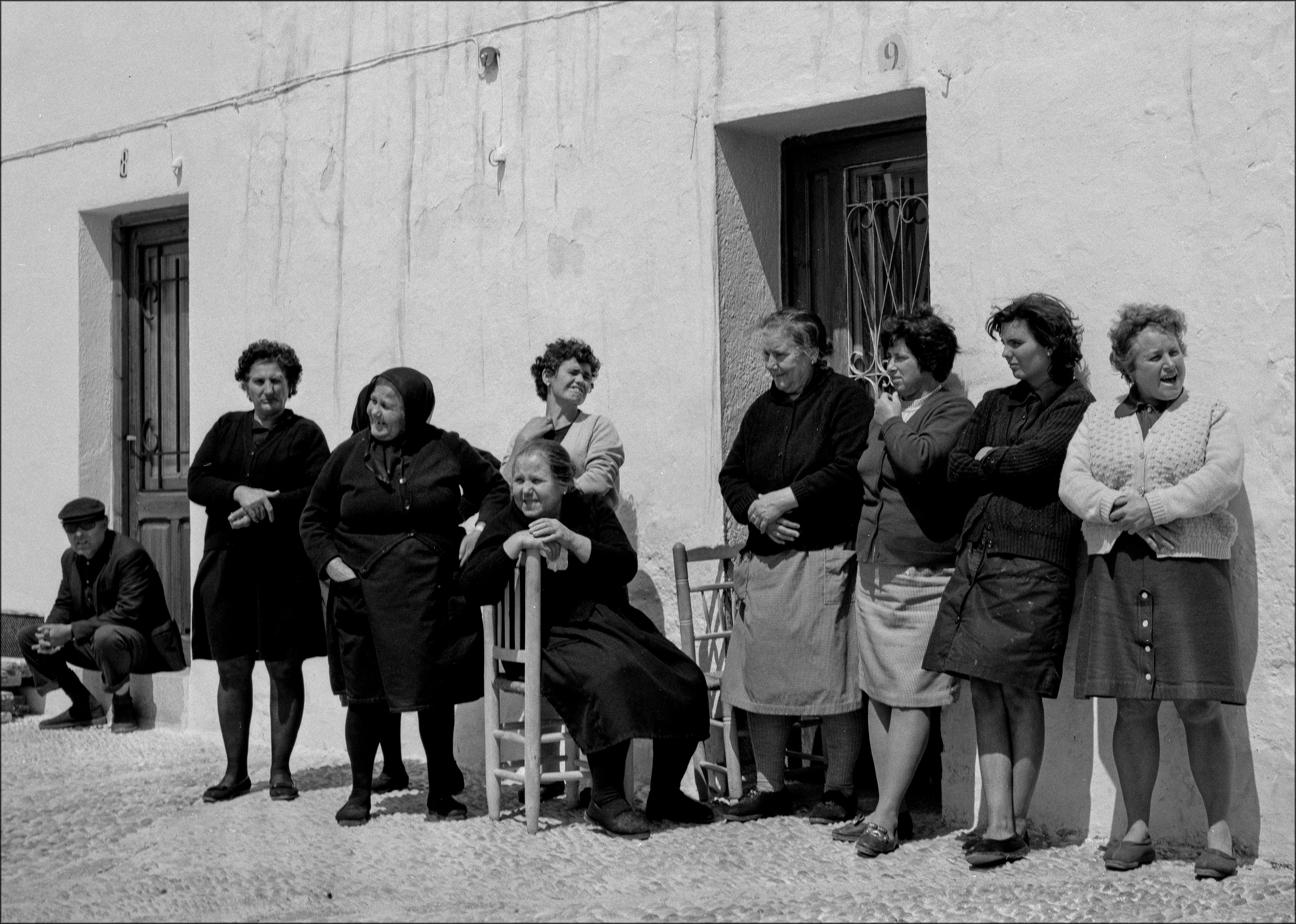 Peniscola. Spain. 1974. Waiting for the Bride. 