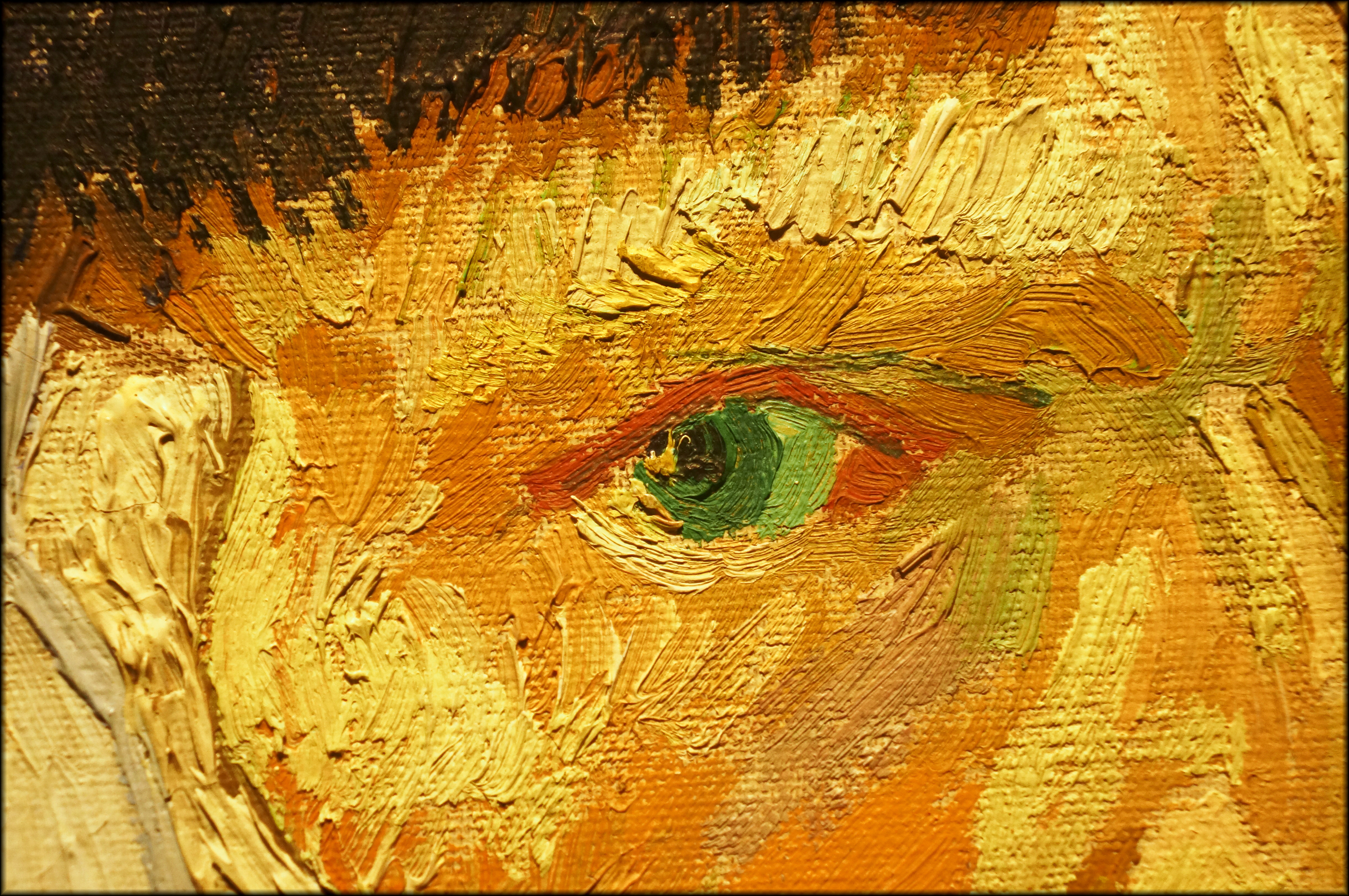 The Eye of Van Gogh. Self Portrait.
