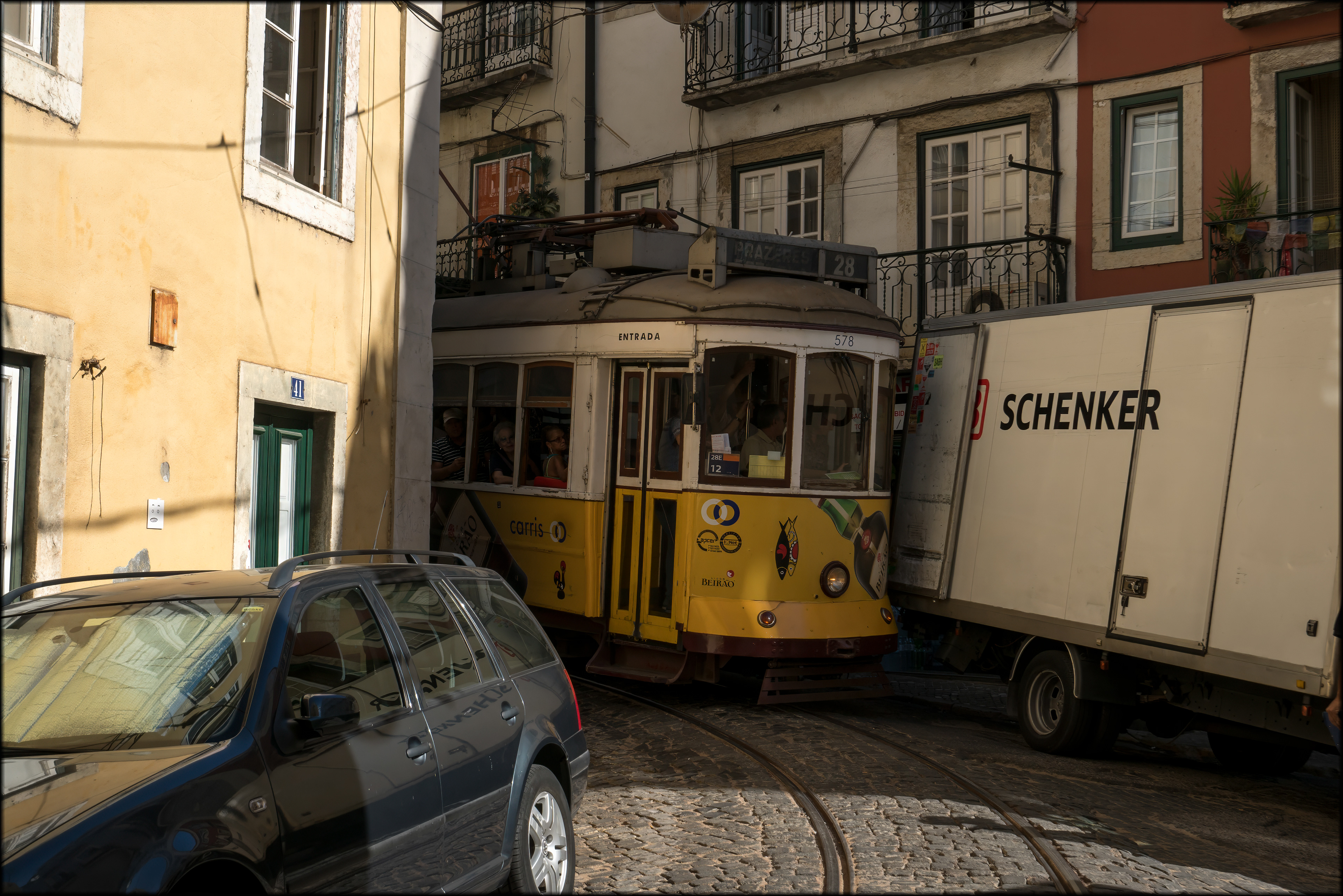 The Number 28 Tram. Lisbon.