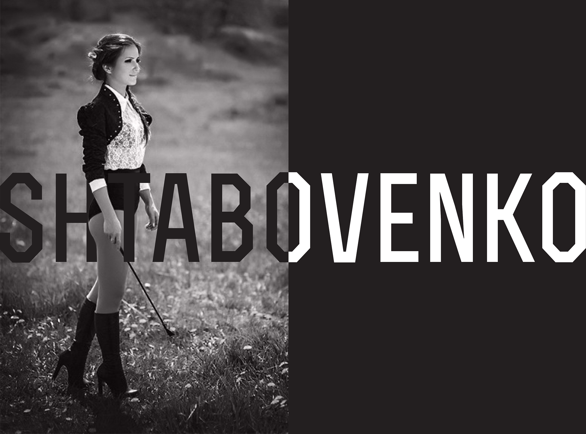 Alexander Shtabovenko photographer logo and visual identity featuring a camera aperture symbol by Dima Rykov