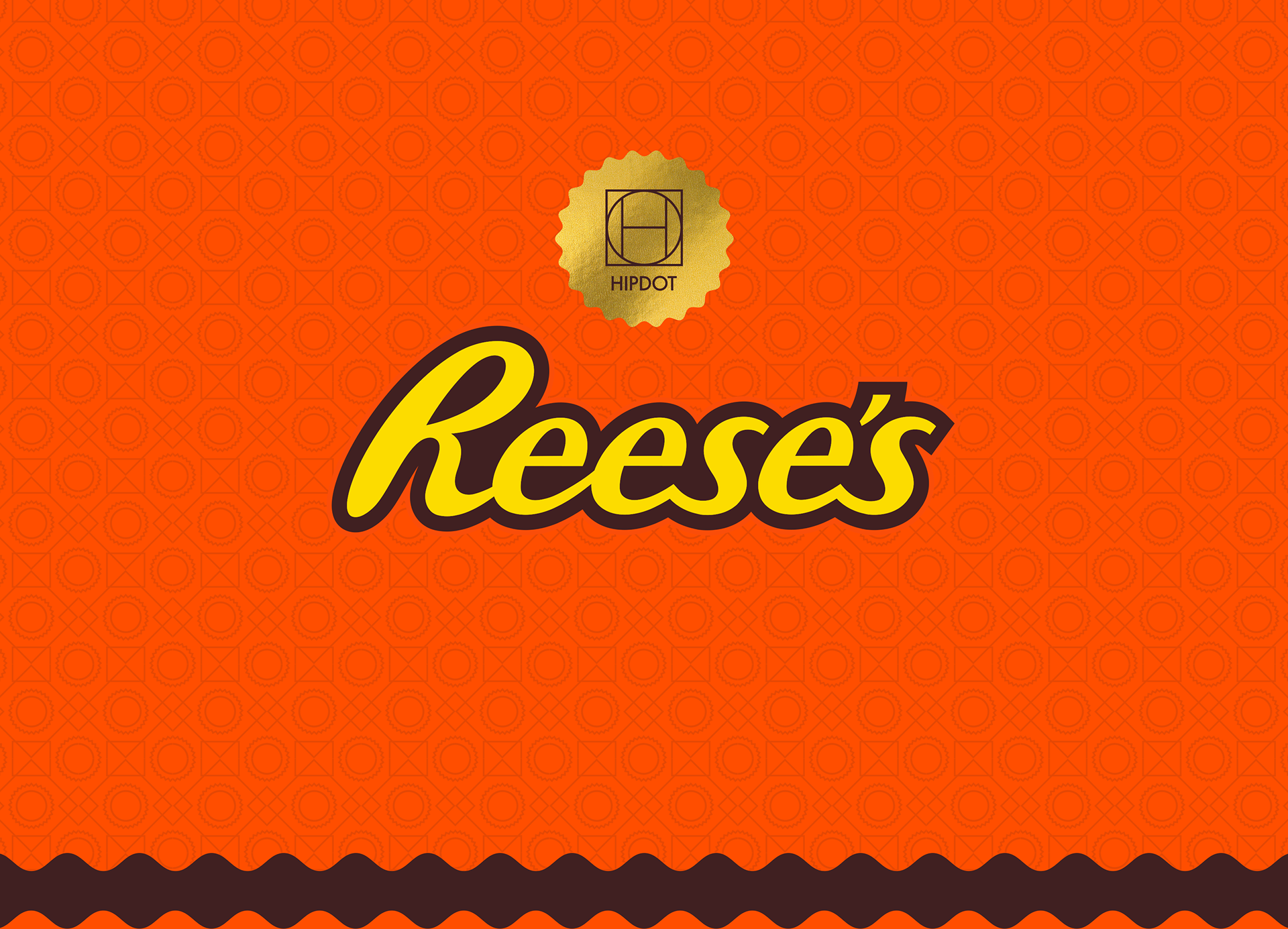 HIPDOT x REESE'S cosmetics packaging design featuring eyeshadow palettes, lip balms and makeup brushes by Dima Rykov