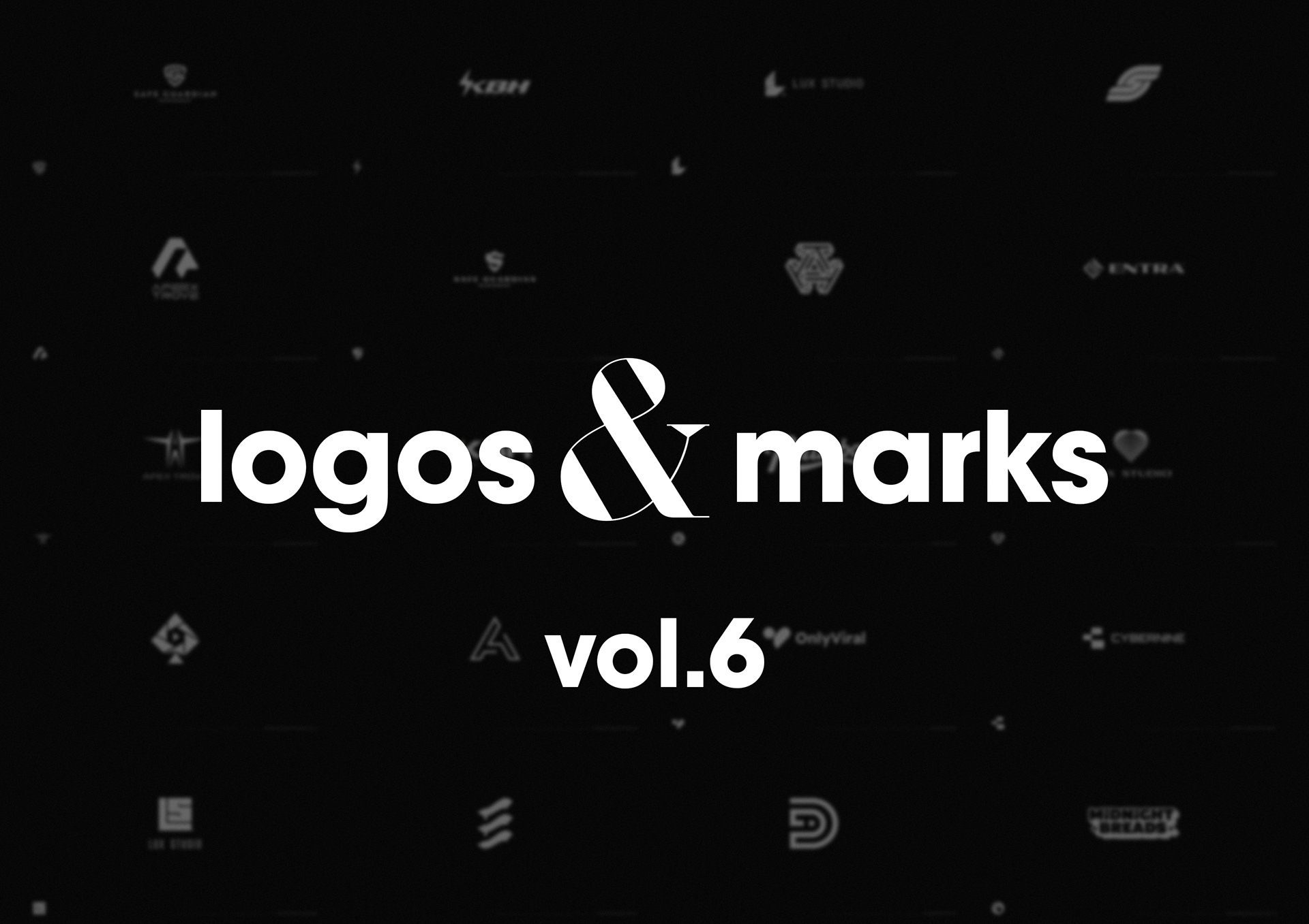 Logos and marks collection featuring selected logo designs and brand symbols by Dima Rykov