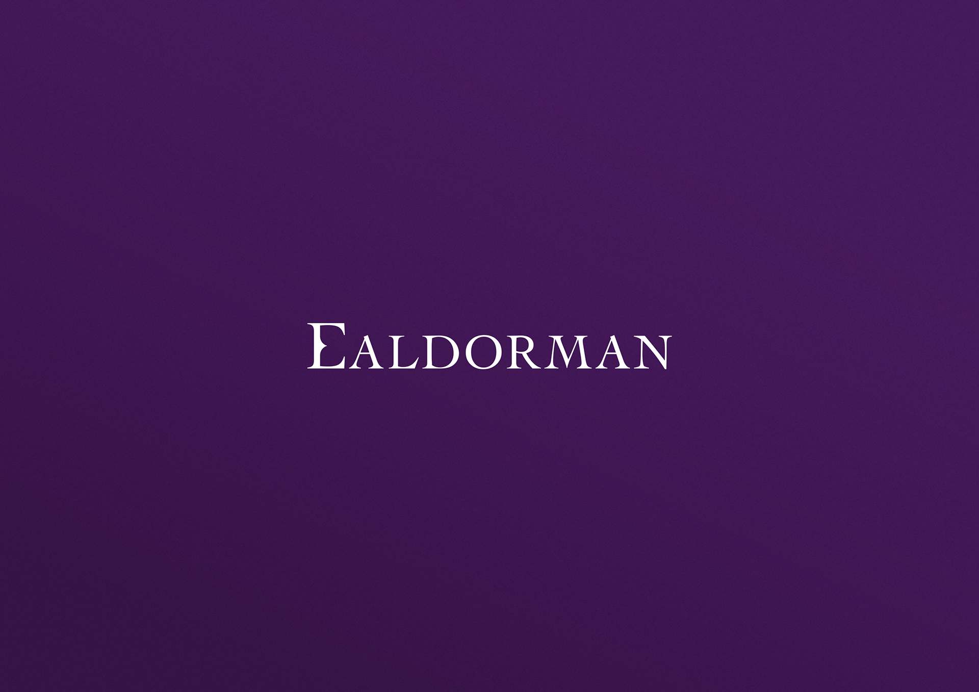 Ealdorman automotive brand identity and packaging design in purple and white by Dima Rykov