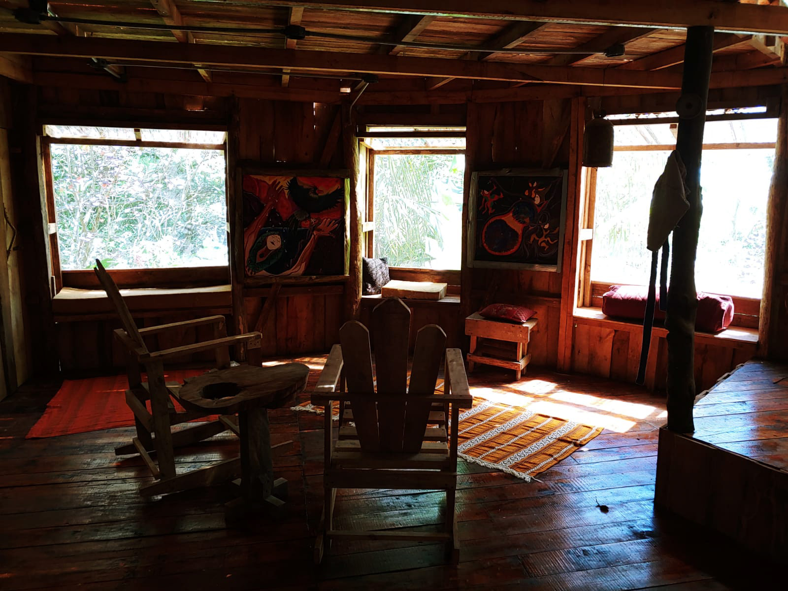inside main building