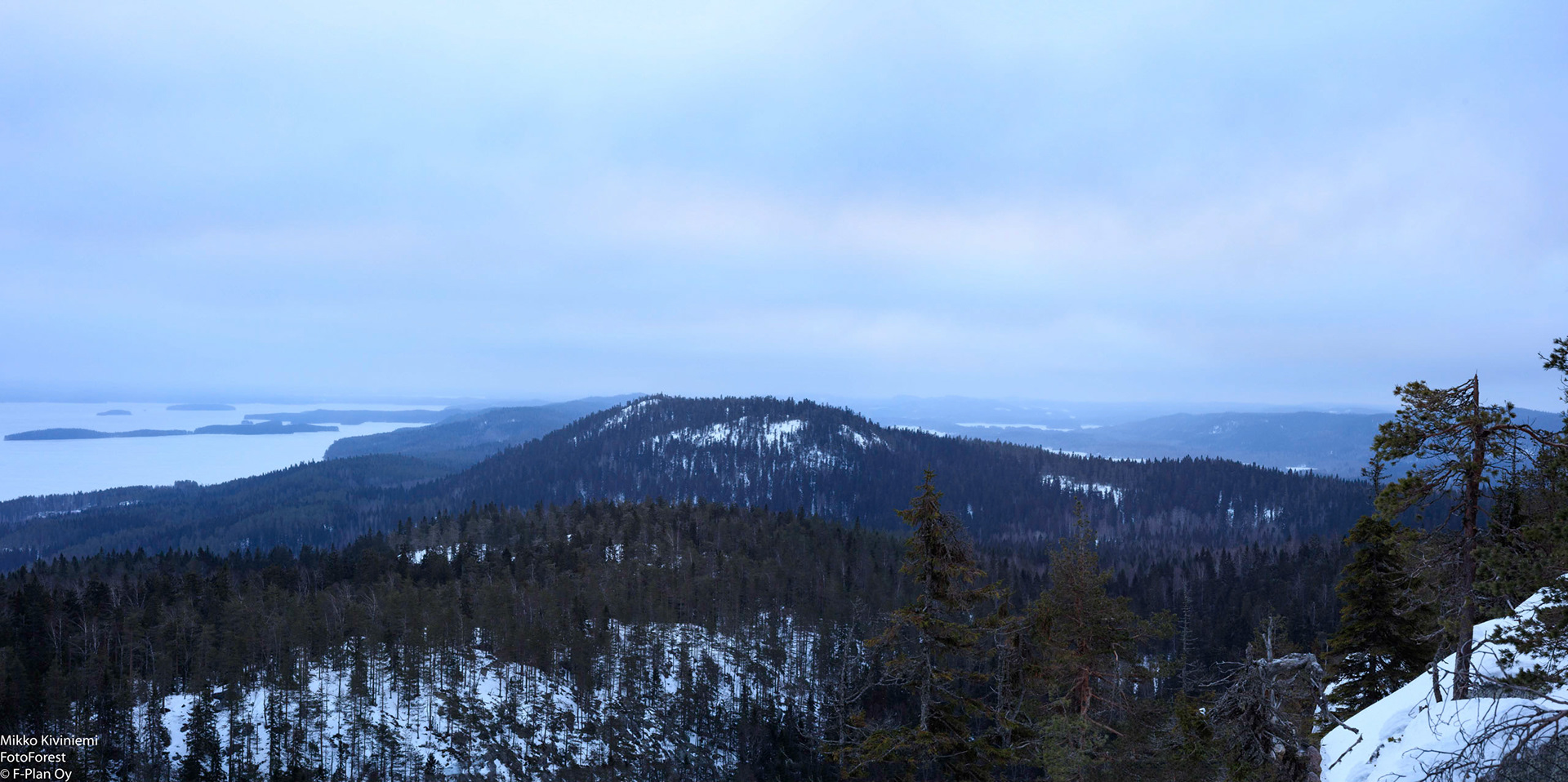 Näkymä Paha-Kolilta Mäkrälle, 1209