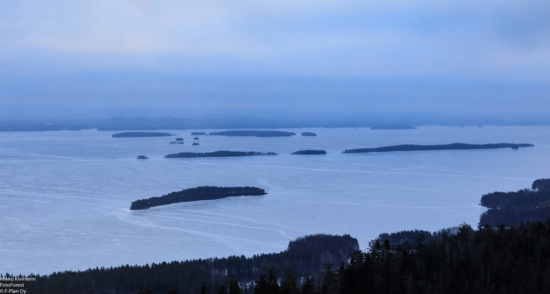 Näkymä Paha-Kolilta Pielisen Purjeselälle, 1203