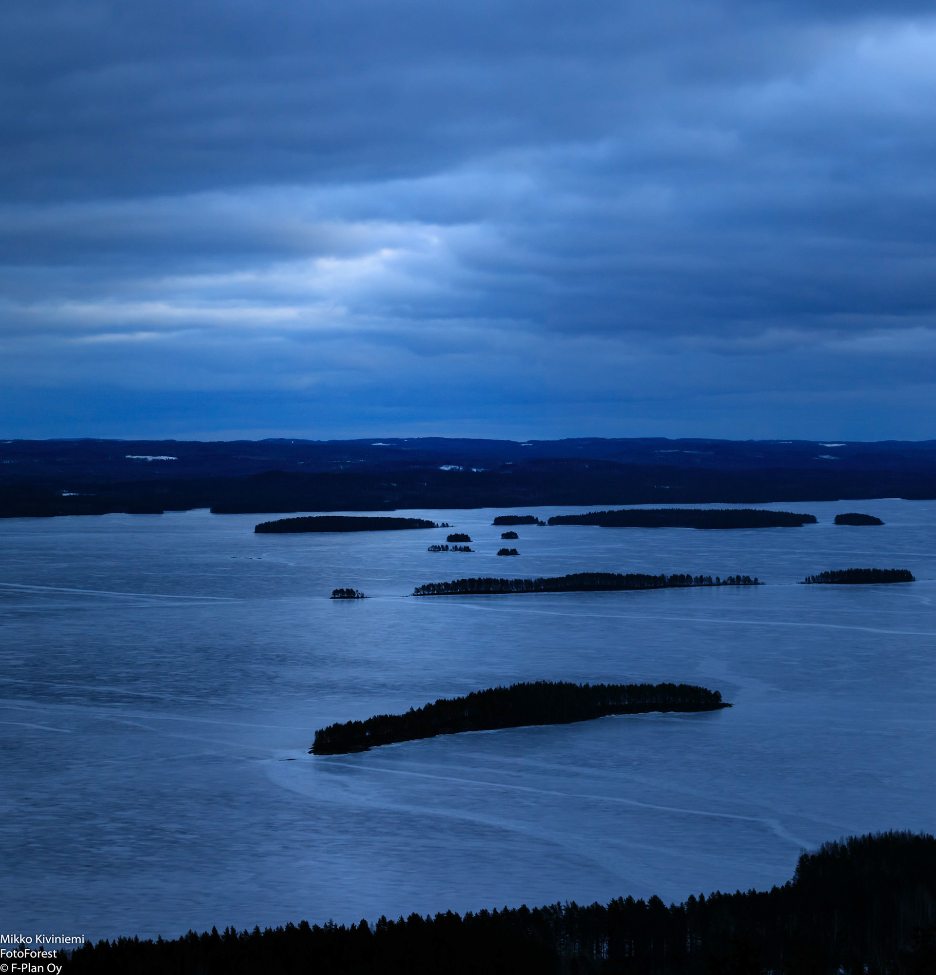 Talvi-ilta Pielisellä, Koli, 1261