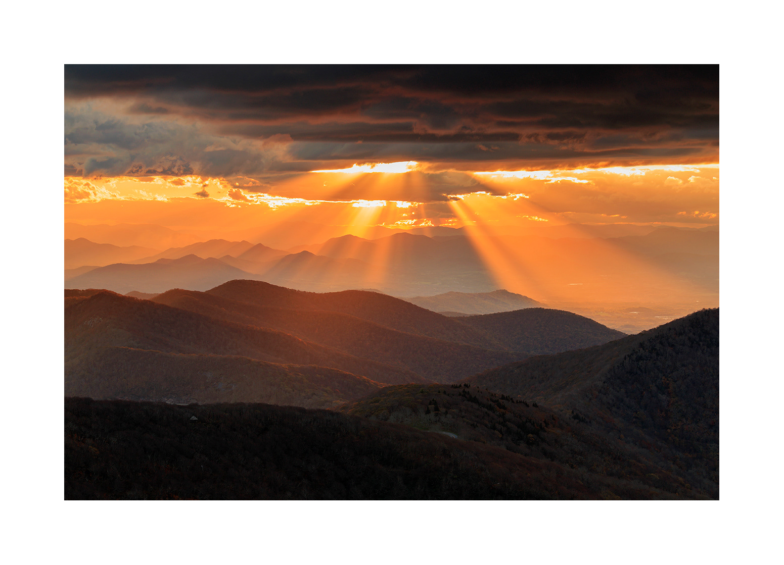Craggy Gardens Sunset