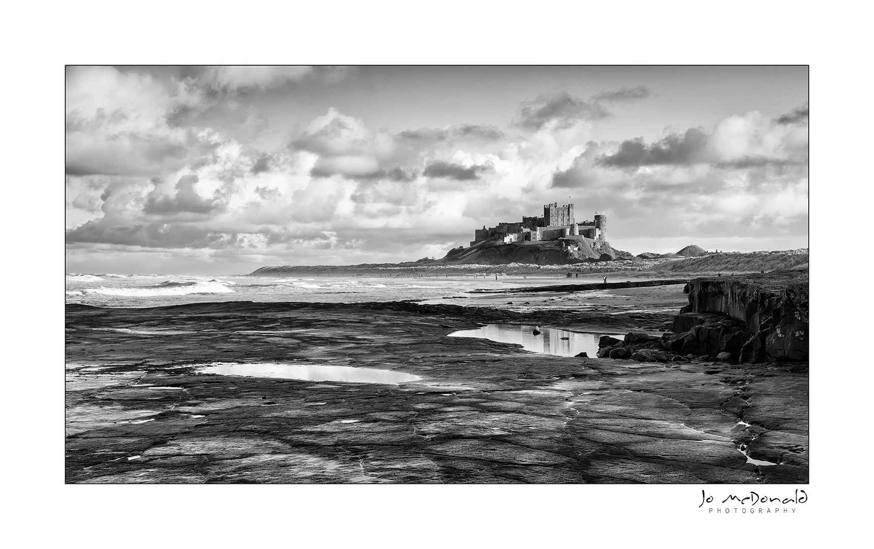 Bamburgh Castle mono