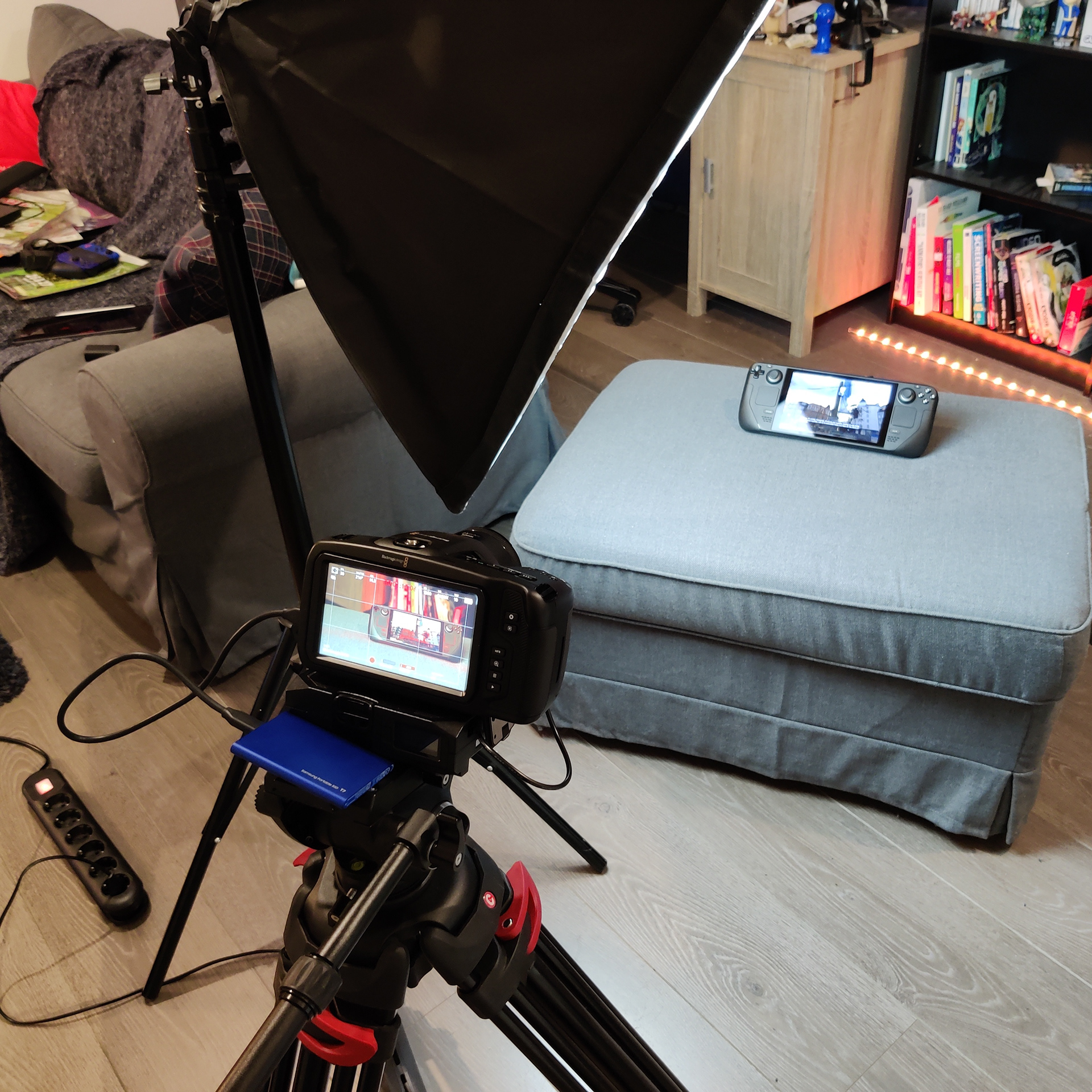 Shooting the Steam Deck Hardware Overview shot