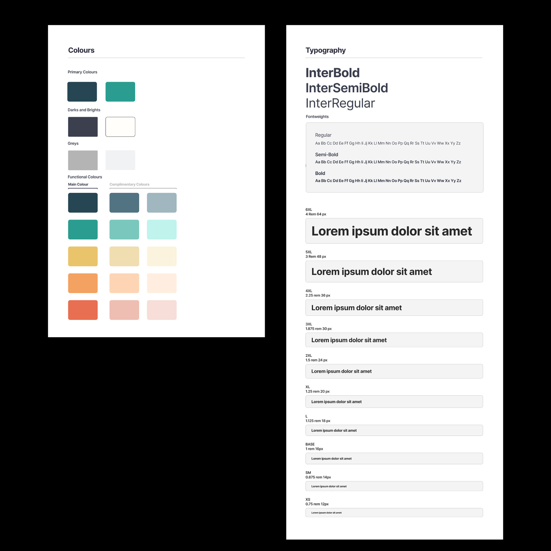 Font and colors