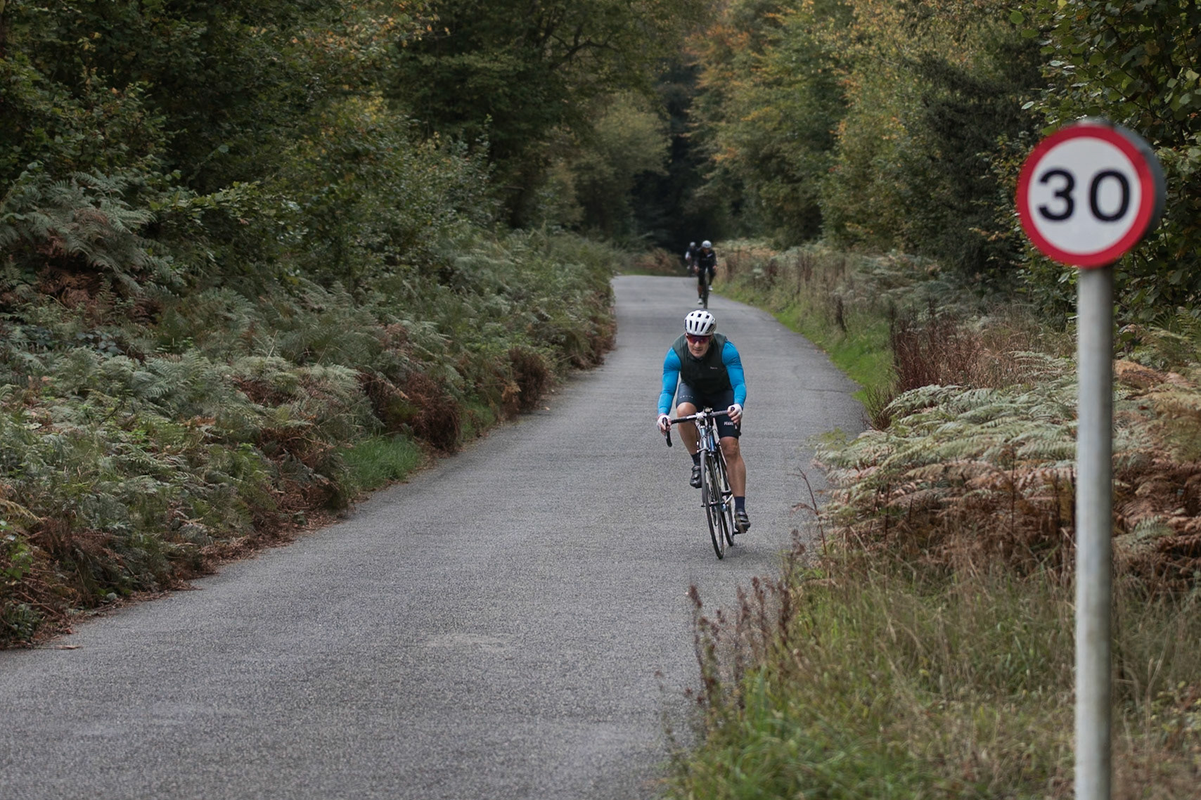Cycling Ranmore Common Road