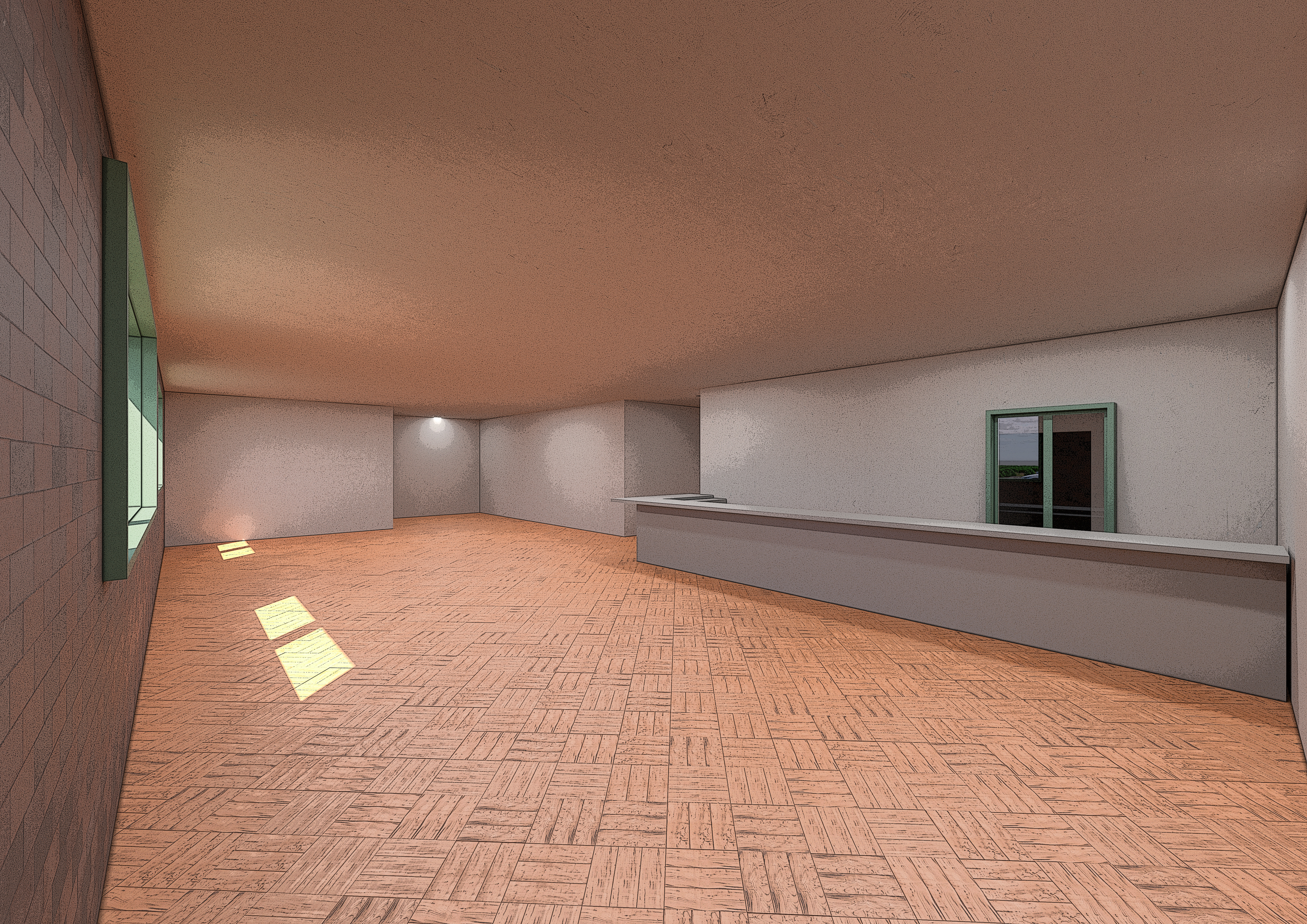 Conceptual supporters bar CGI