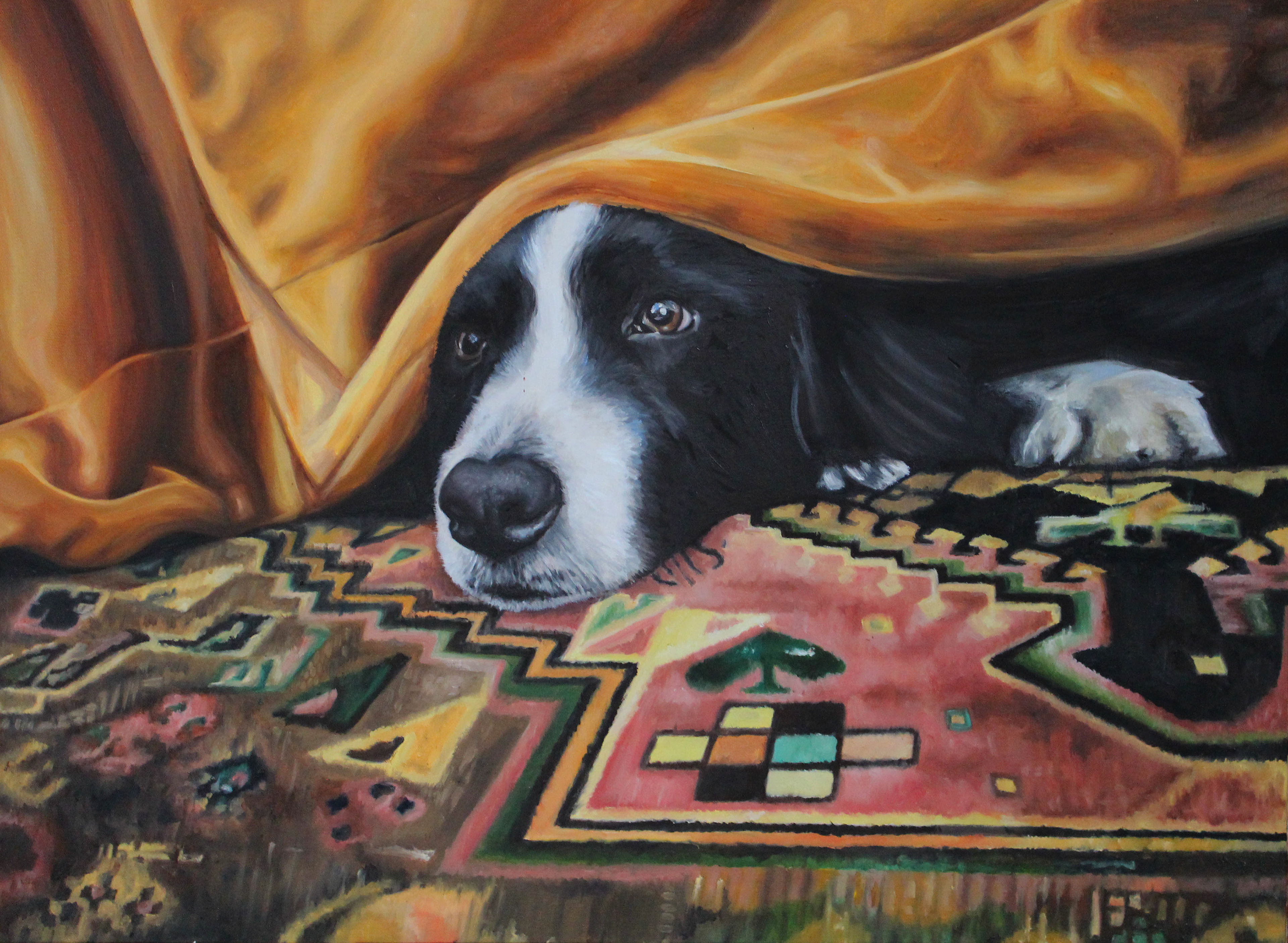 Storm Shelter, 2018, Oil on Canvas