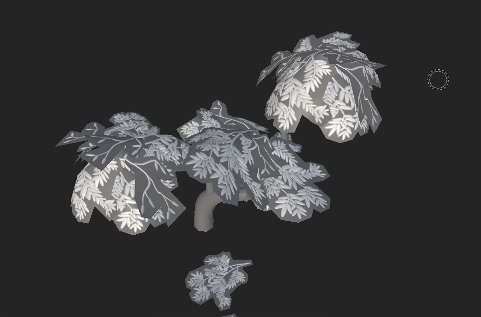 Foliage creation process.