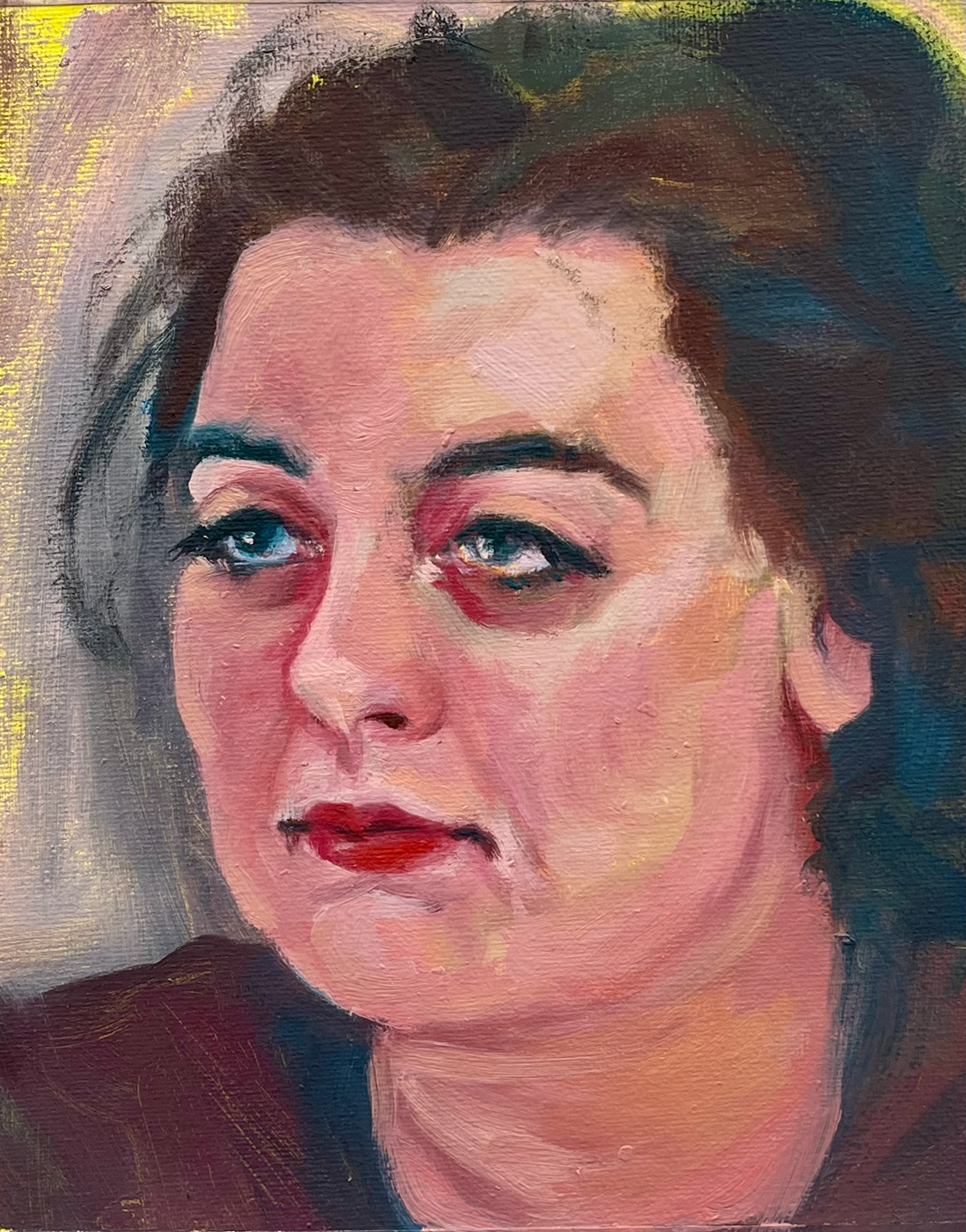 "Phia," 8x10 inches, Oil on paper. Madelaine Mae Dack. 2024.