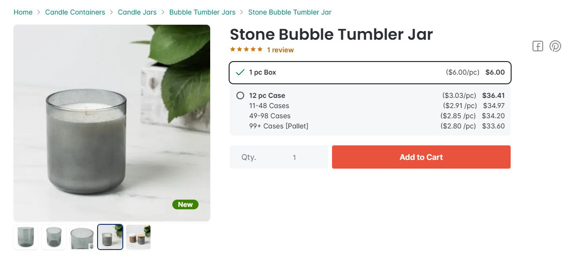 PDP Showcasing Lifestyle Image