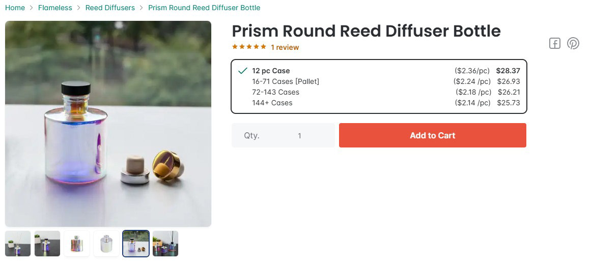 PDP Showcasing Lifestyle Image