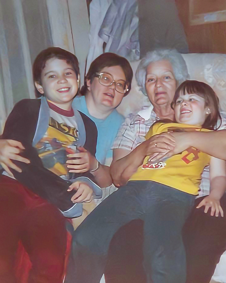 Rickey Jr., Patty Pooh, Grandma, and Latasha