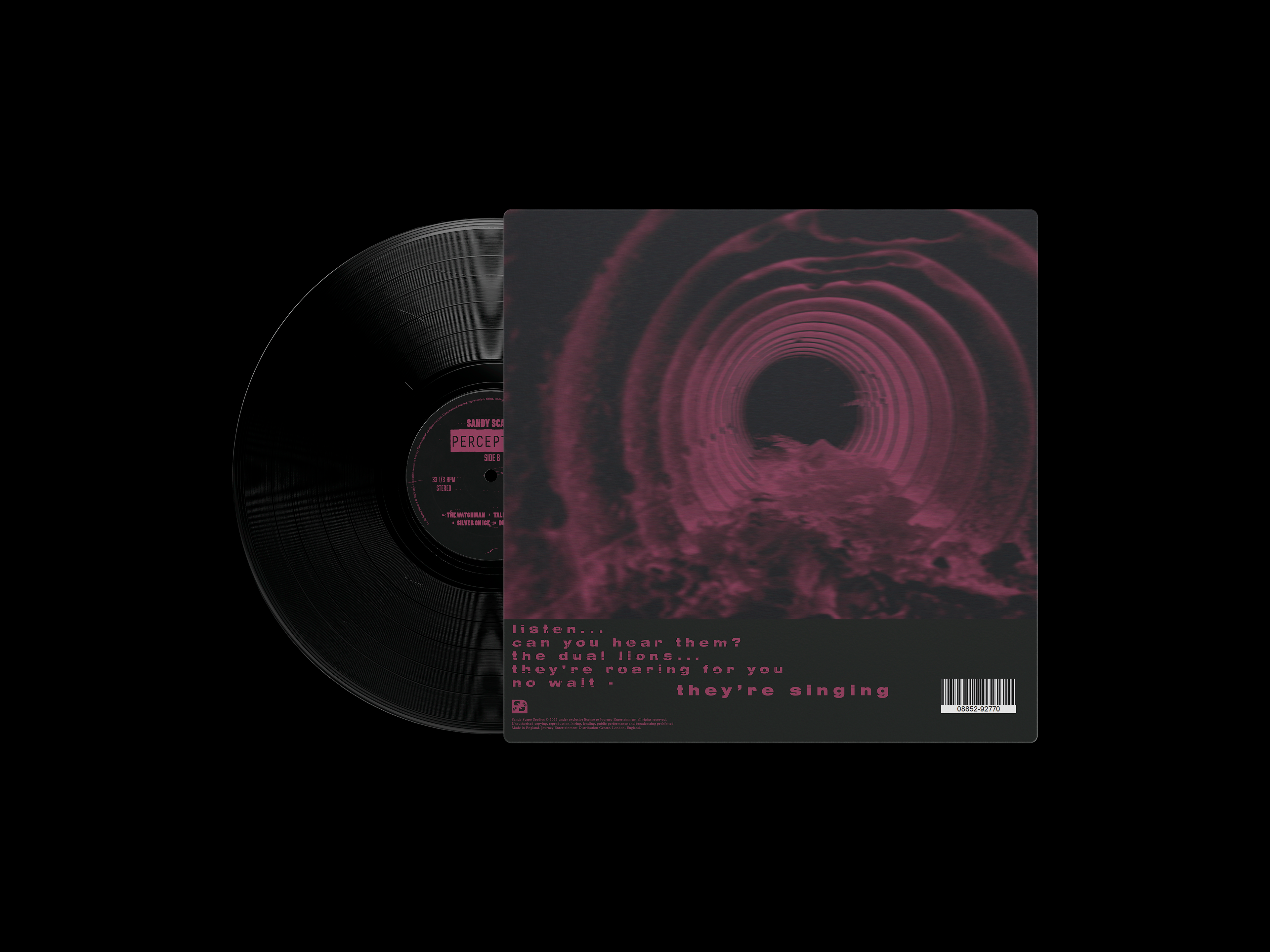 Perception Vinyl Mockup Back + Side B