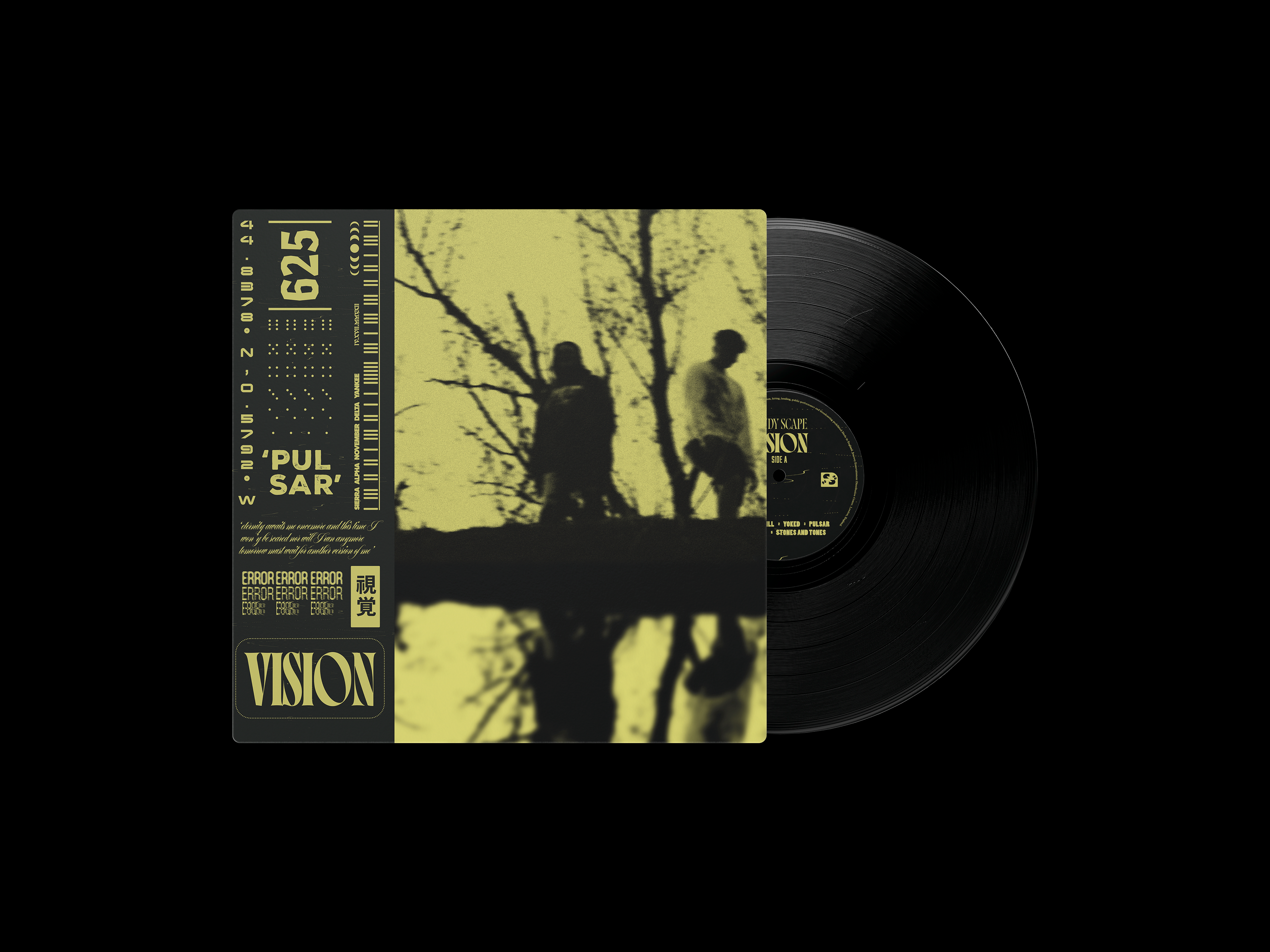 Vision Vinyl Mockup Front + Side A