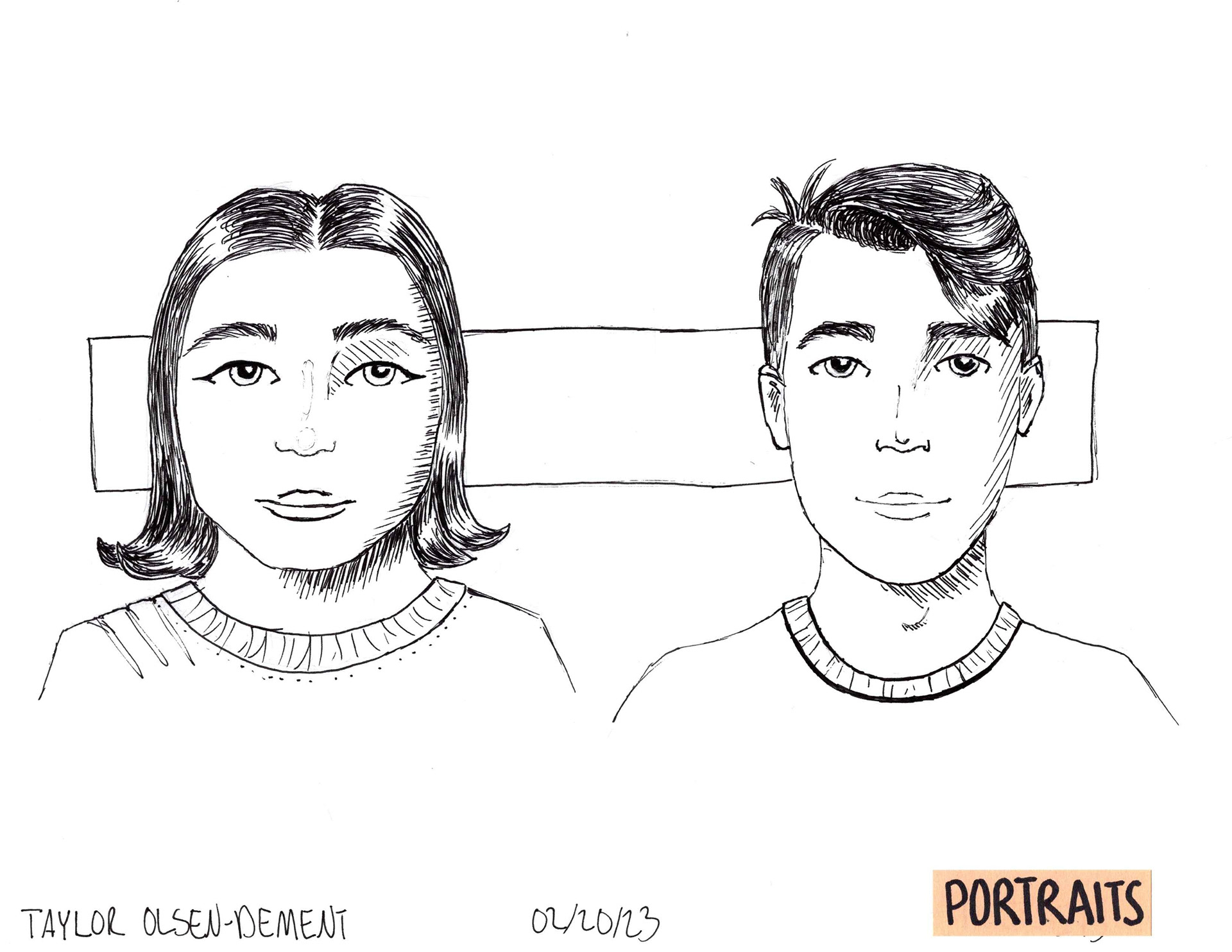 Ink Portrait Illustrations