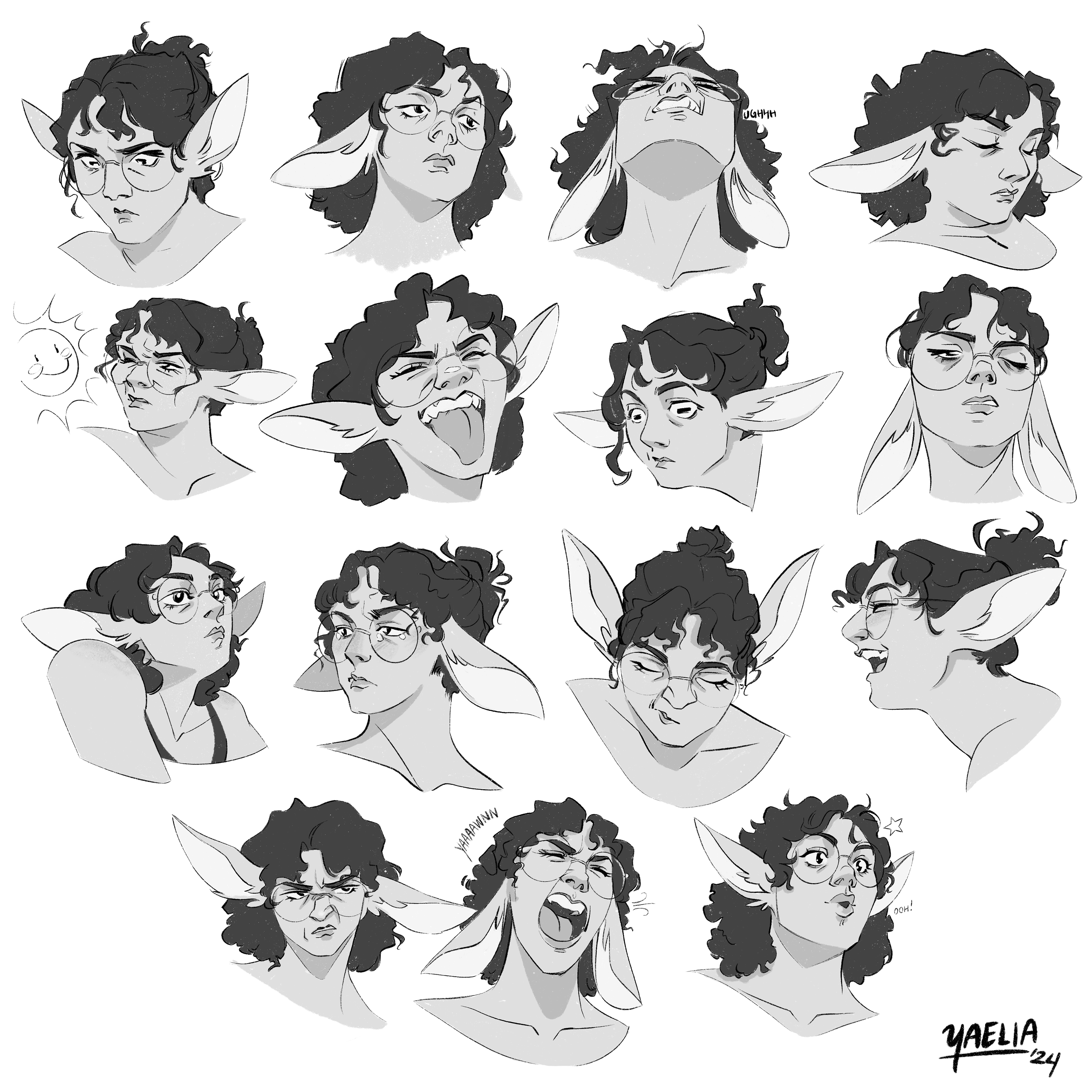 Self-portrait Expressions (2024)
